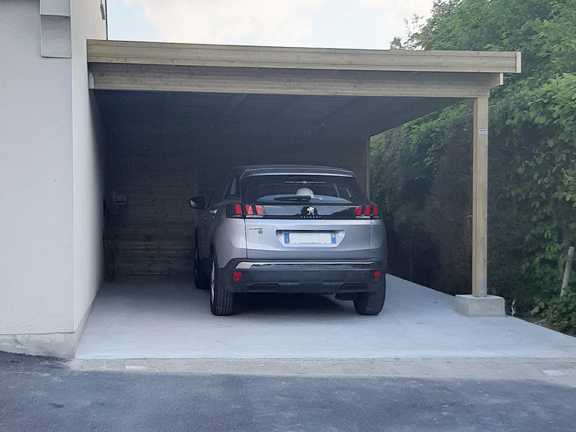 Moderne carport