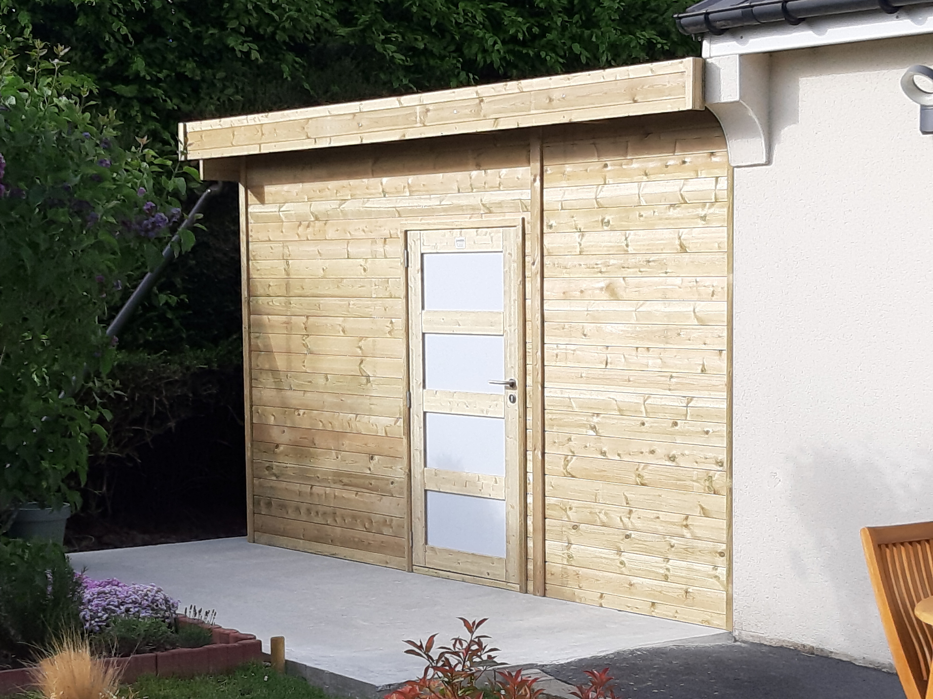 Carport met berging