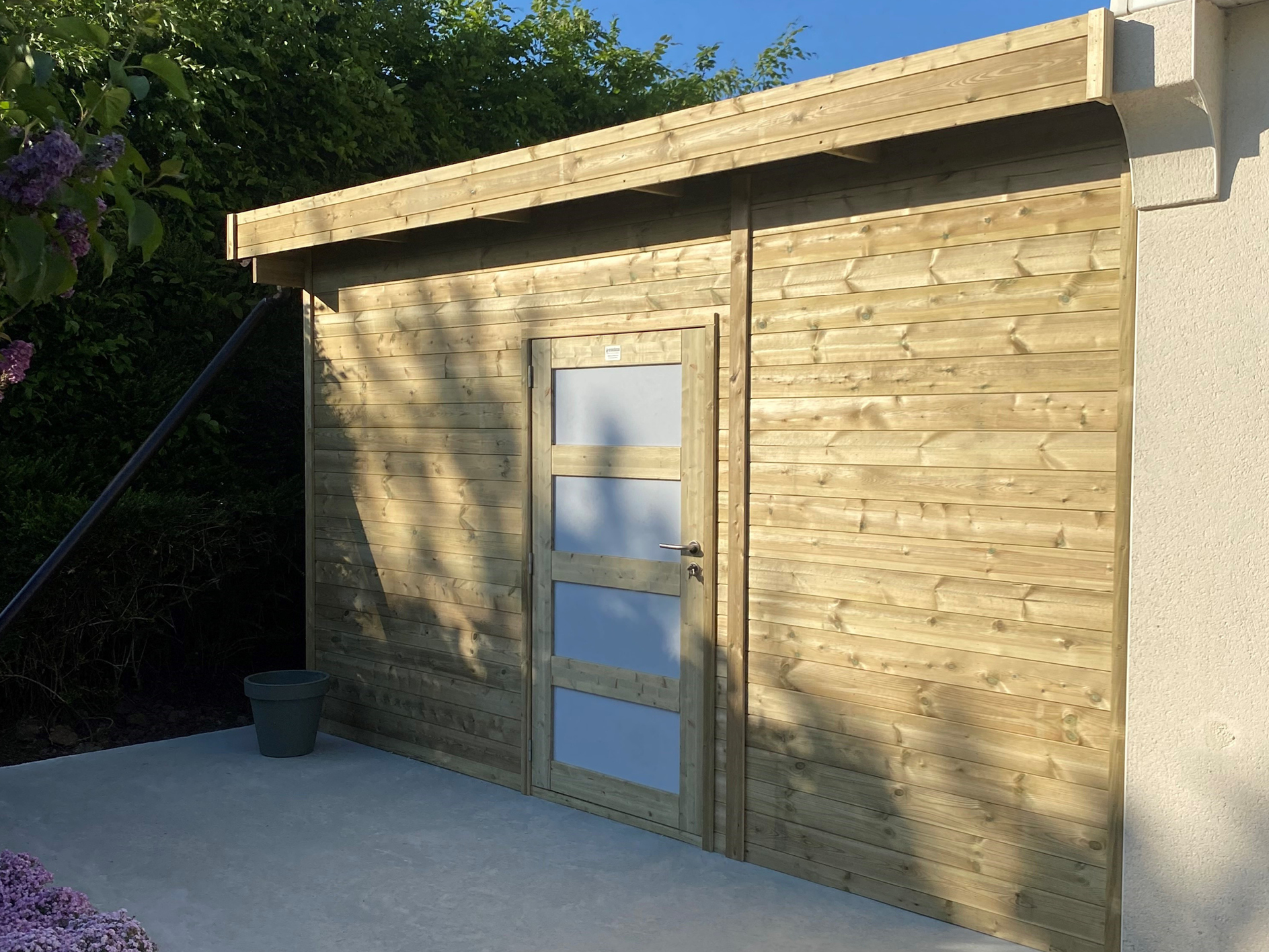 Carport met berging