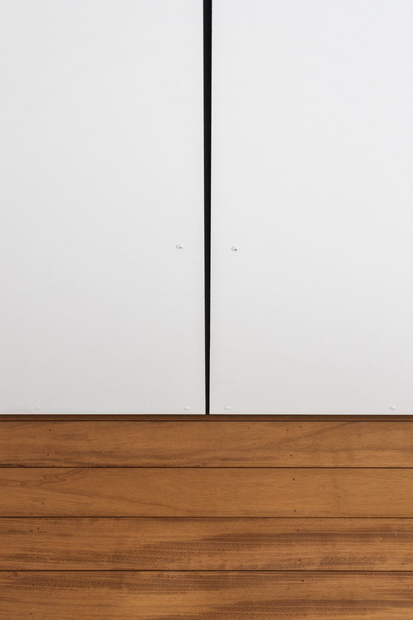 Détail iroko et Trespa