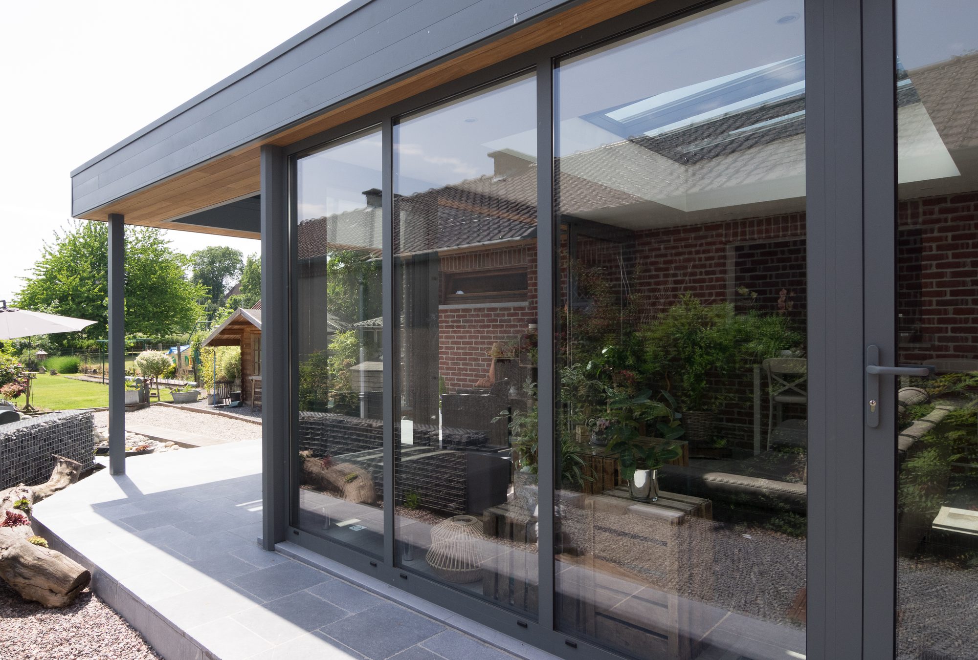Aluminium veranda-pergola