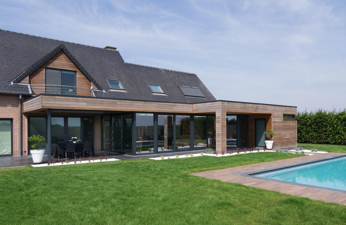 Moderne leefveranda