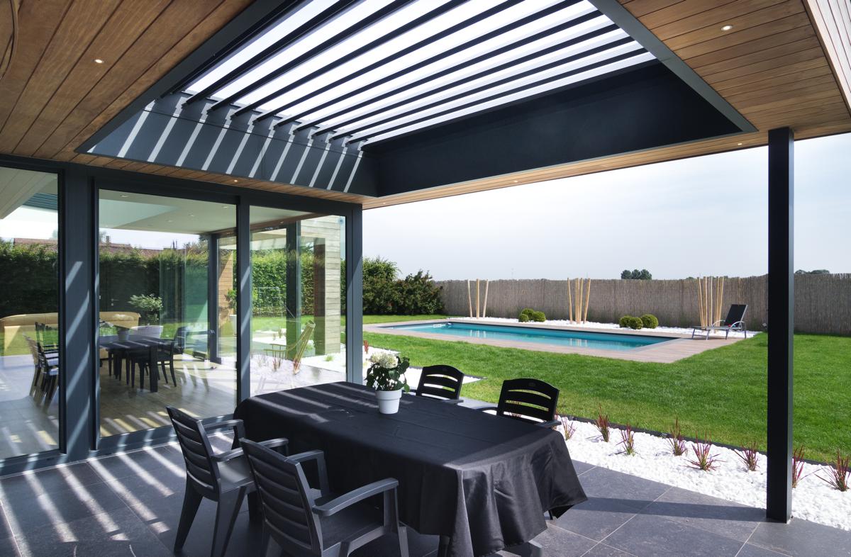 Leefveranda met Renson terrasoverkapping