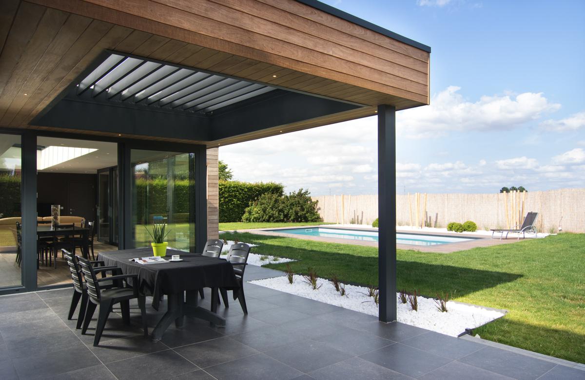 Woonveranda met terrasoverkapping