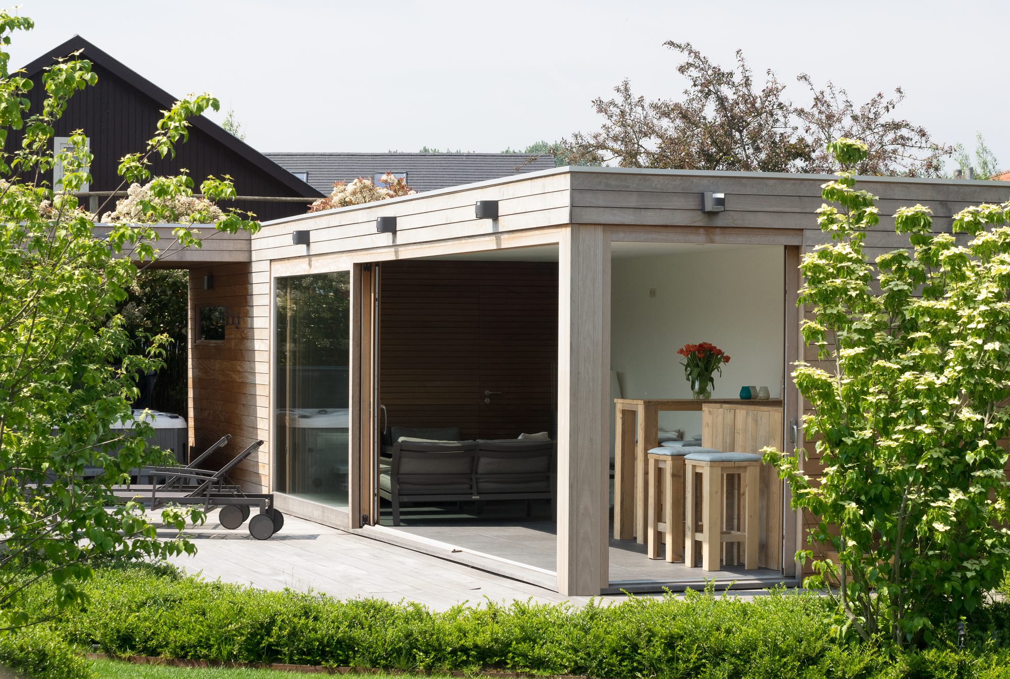 Chambre de jardin en bois
