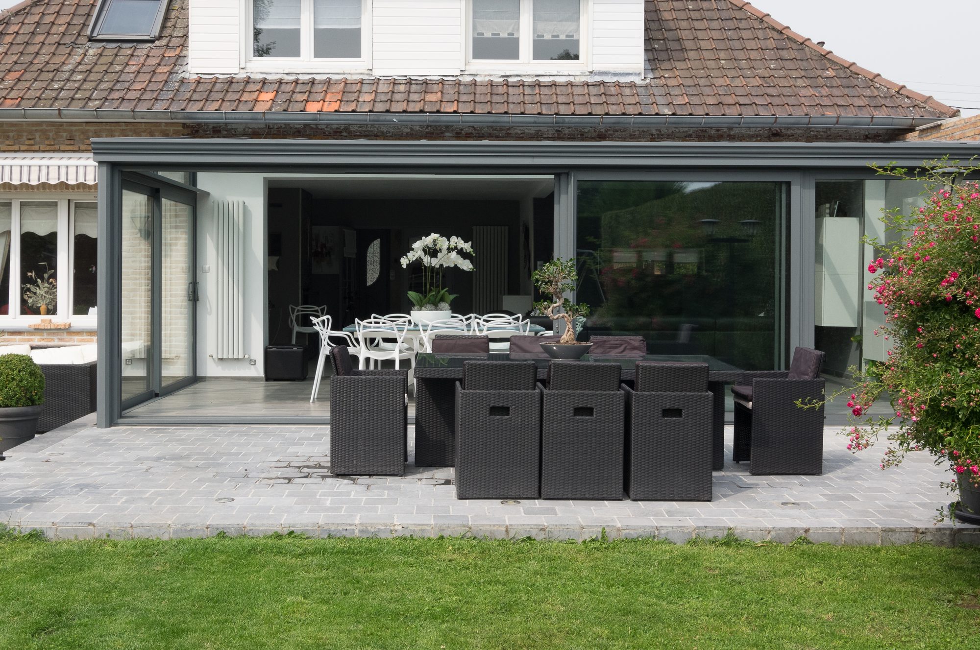 Veranda in aluminium