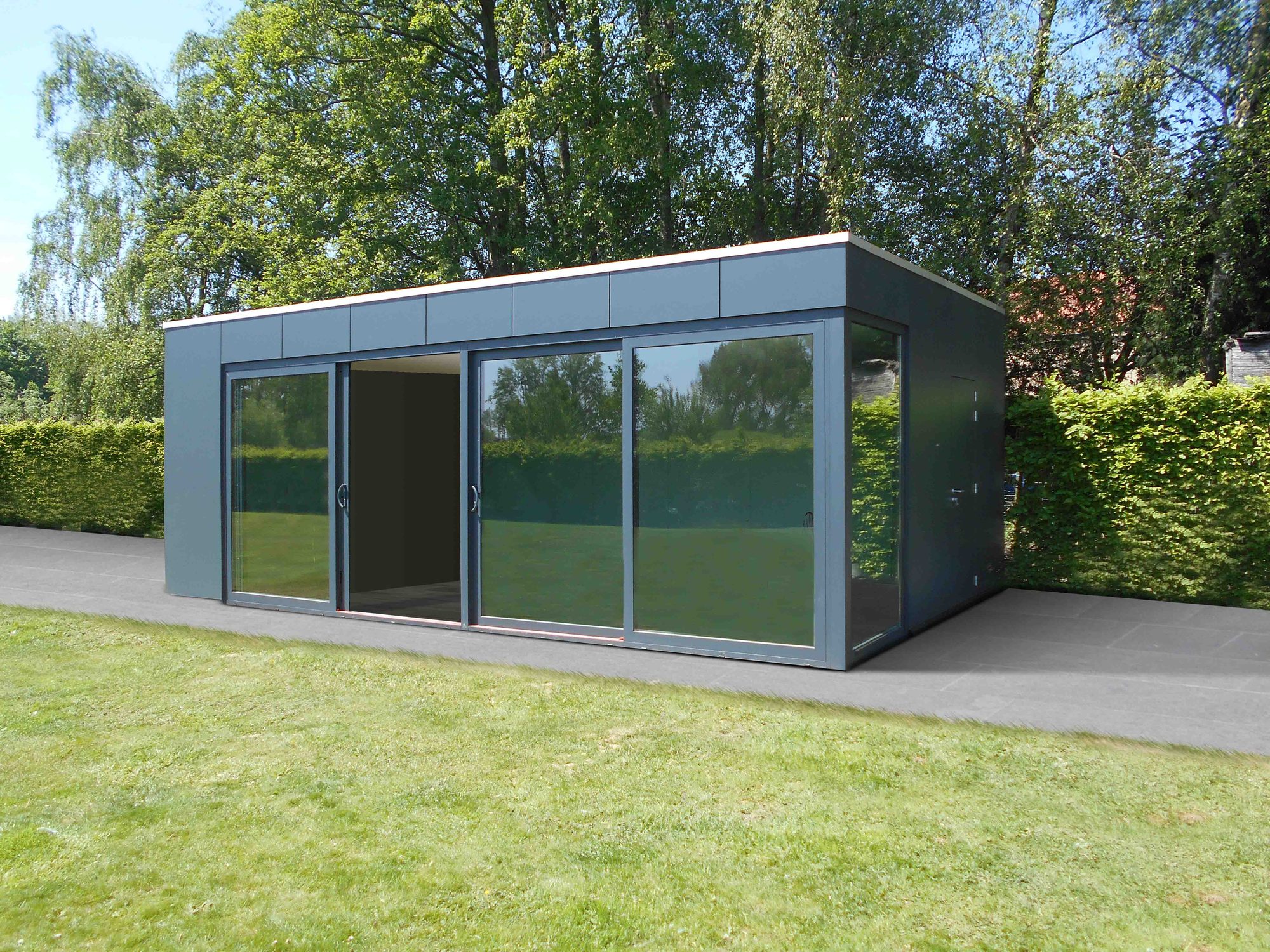 Annexe moderne en Trespa