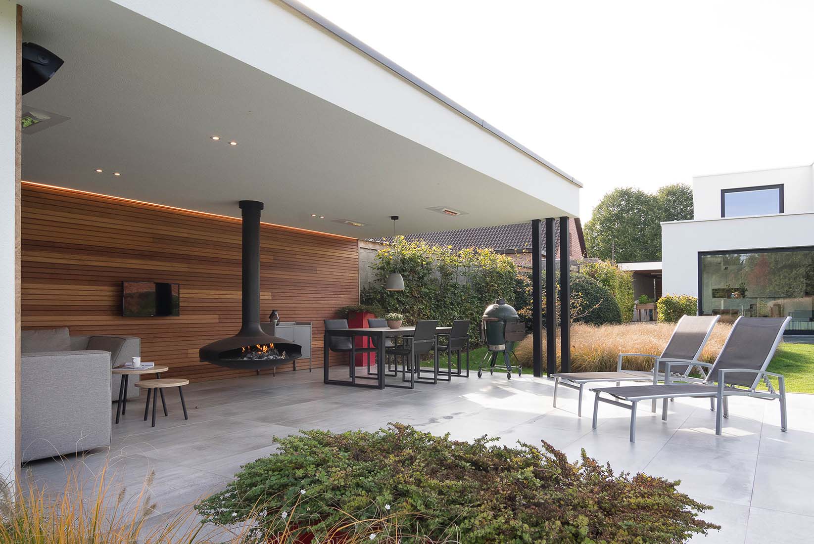 Pool house qui s'adapte à l'habitation