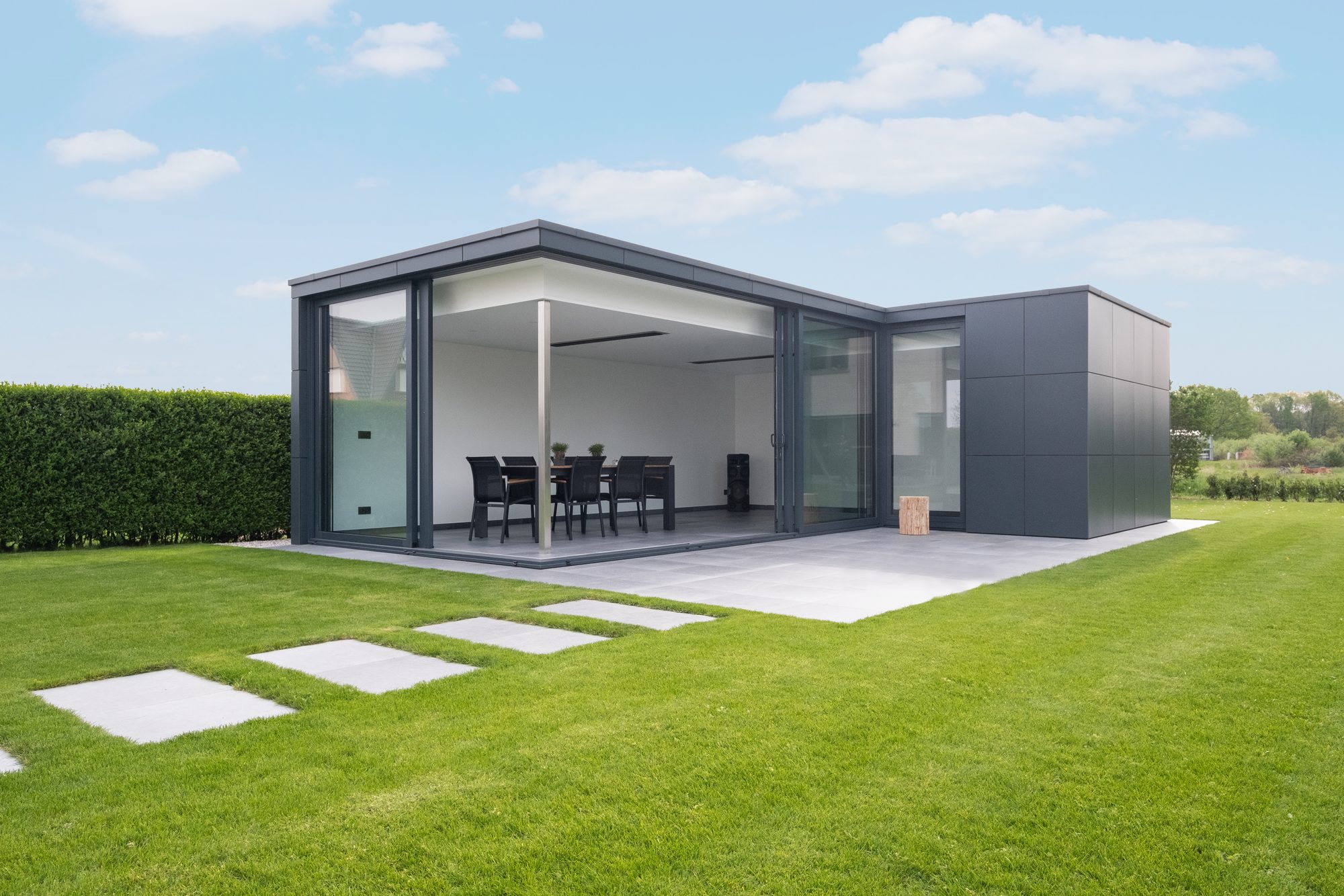 Poolhouse in Trespa