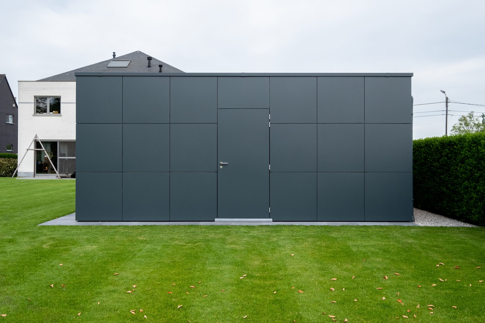 Trespa wandbekleding Poolhouse