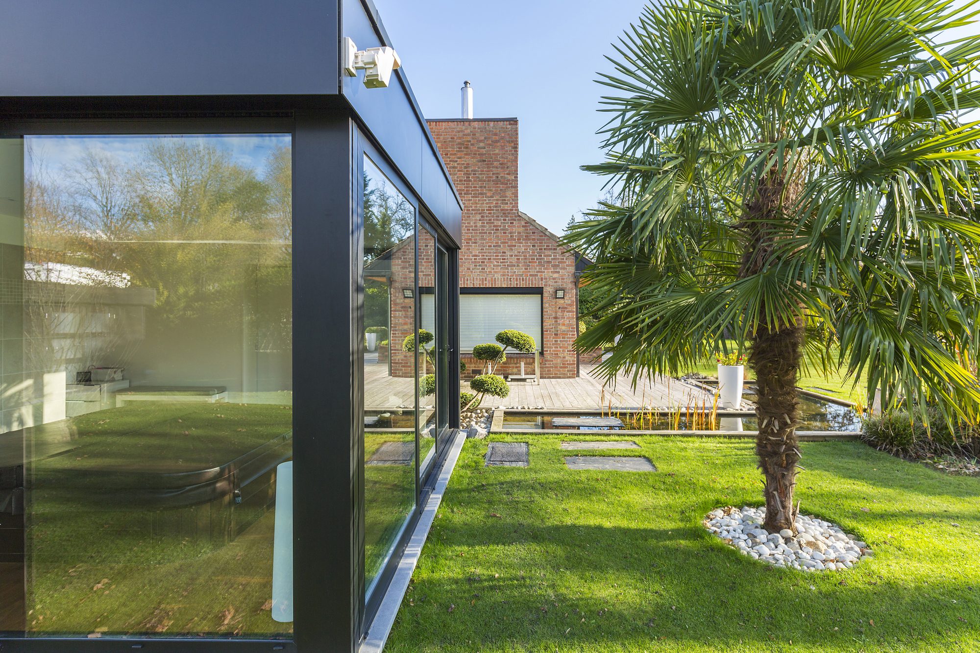 Uitbouw in Trespa