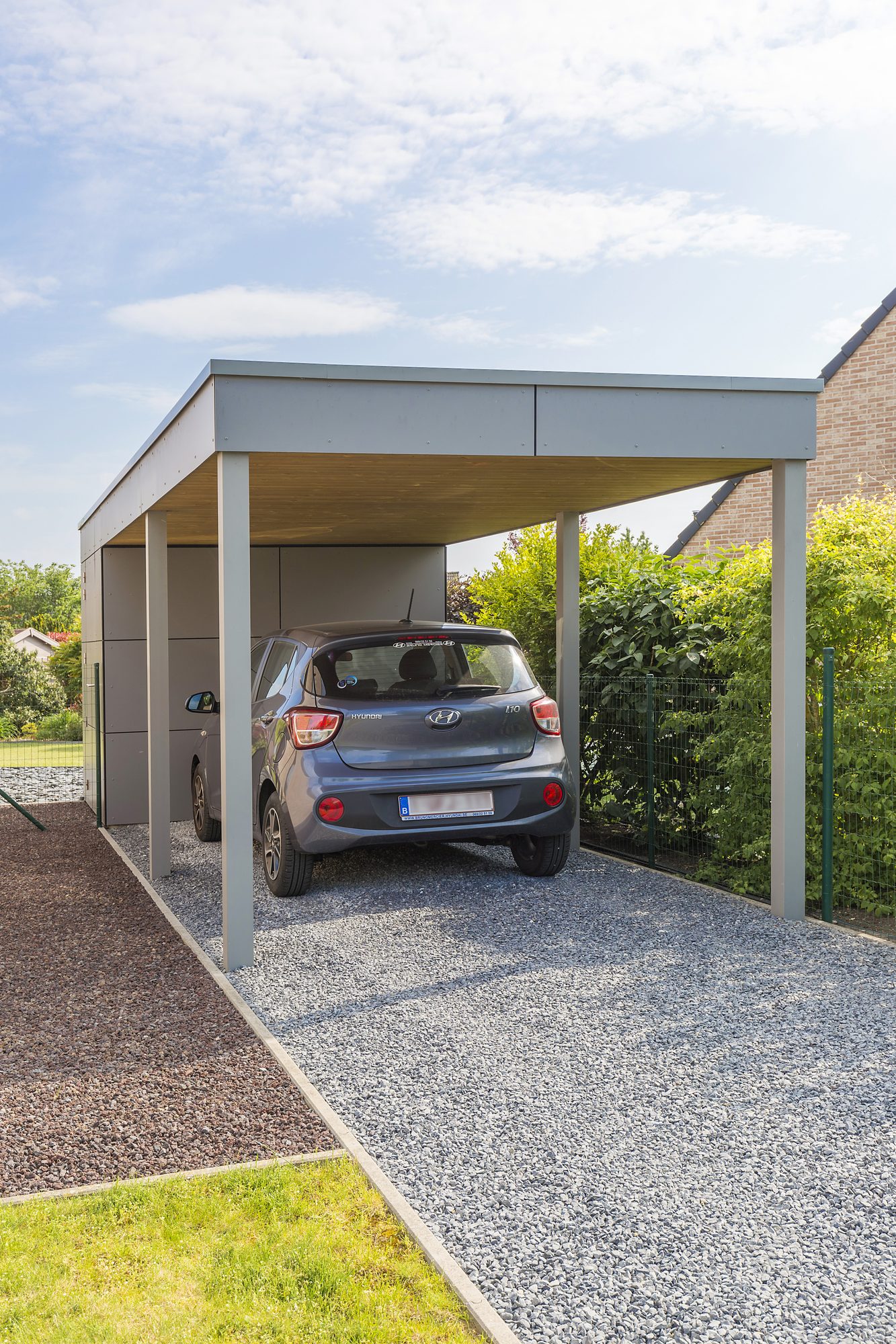Cube Carport met Trespa of Volkern Panelen