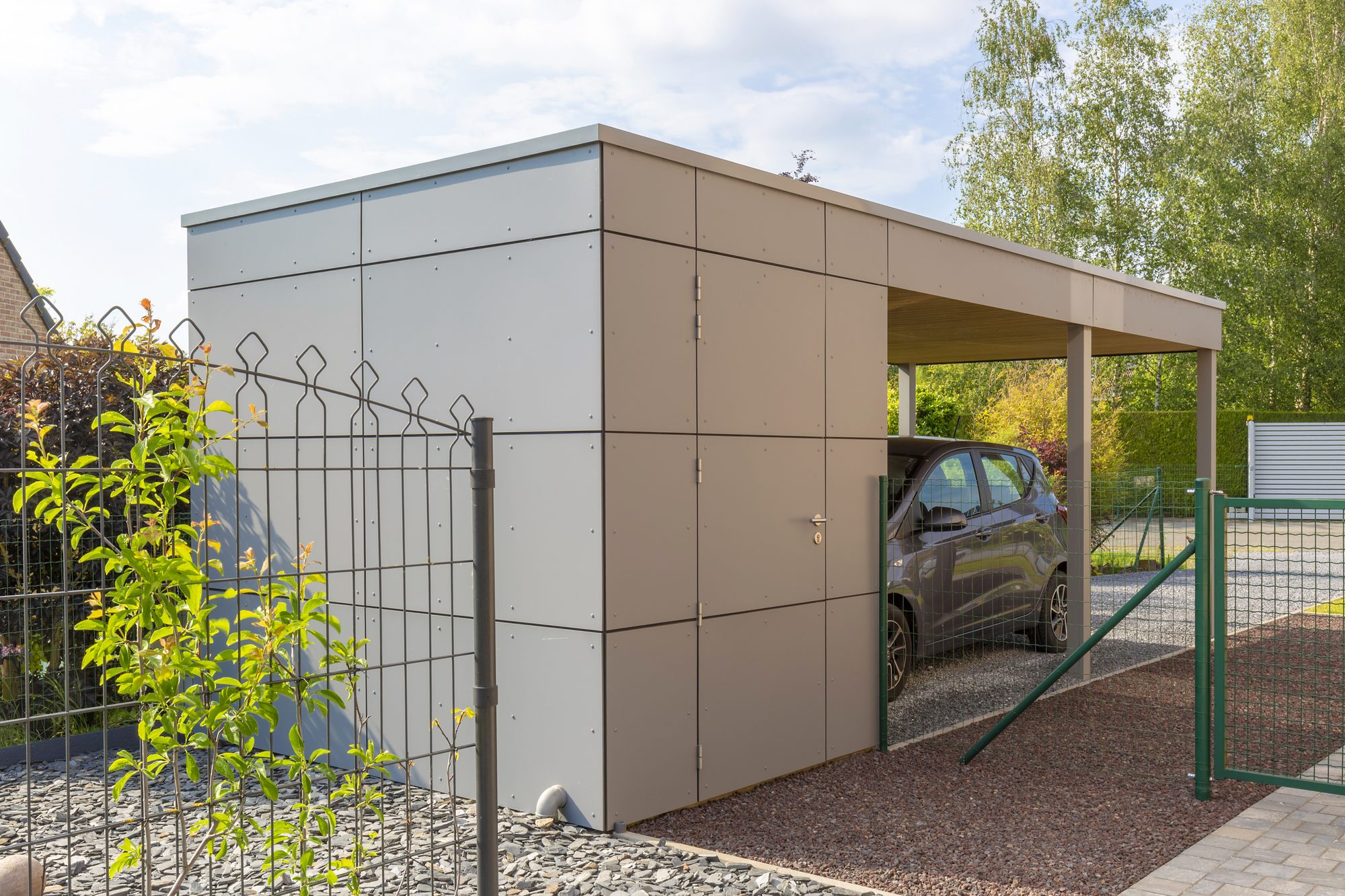 Carport in Trespa