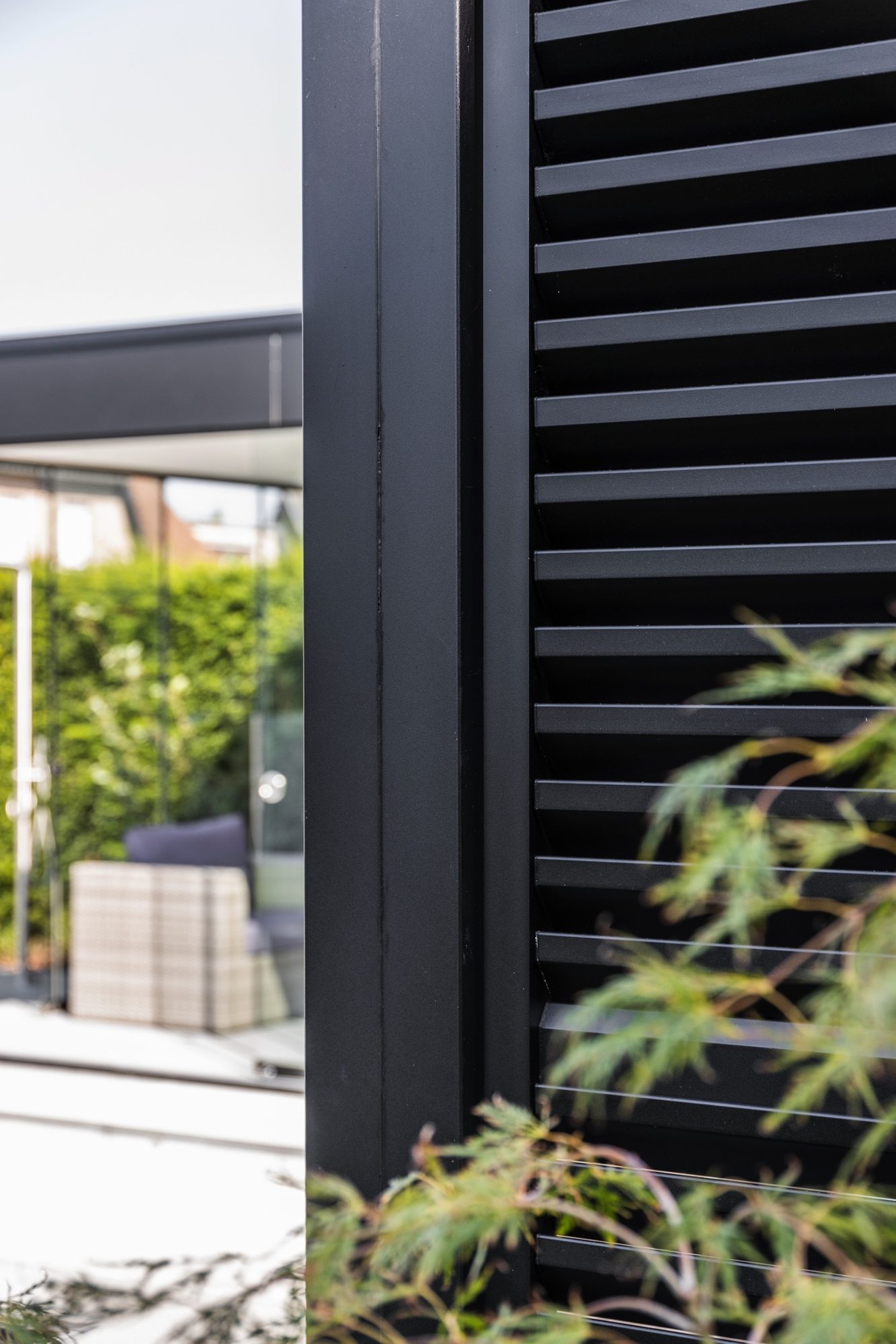 Loggialu Privacy Renson dans un Poolhouse