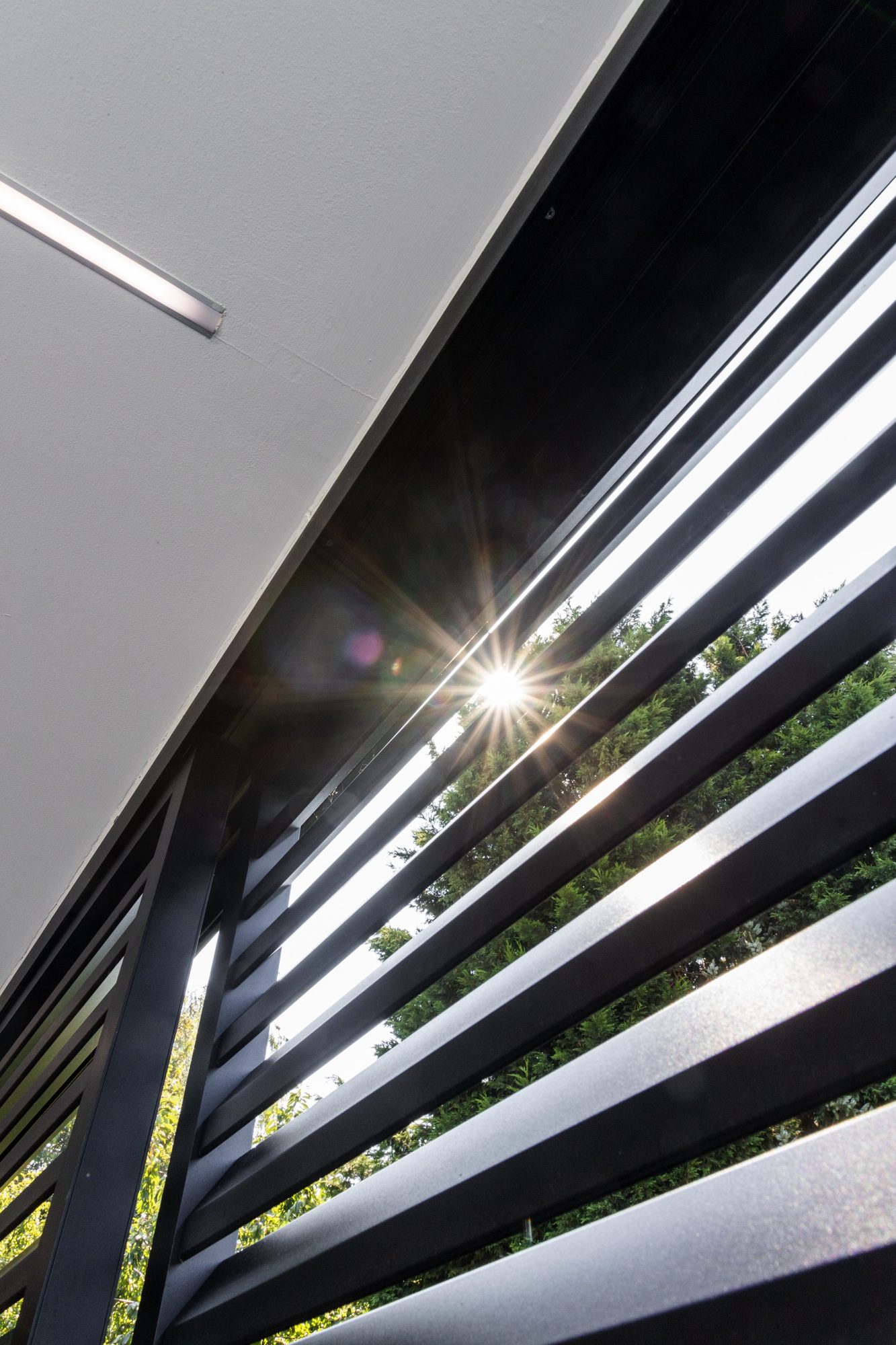 Loggialu Privacy Renson dans un Pool house