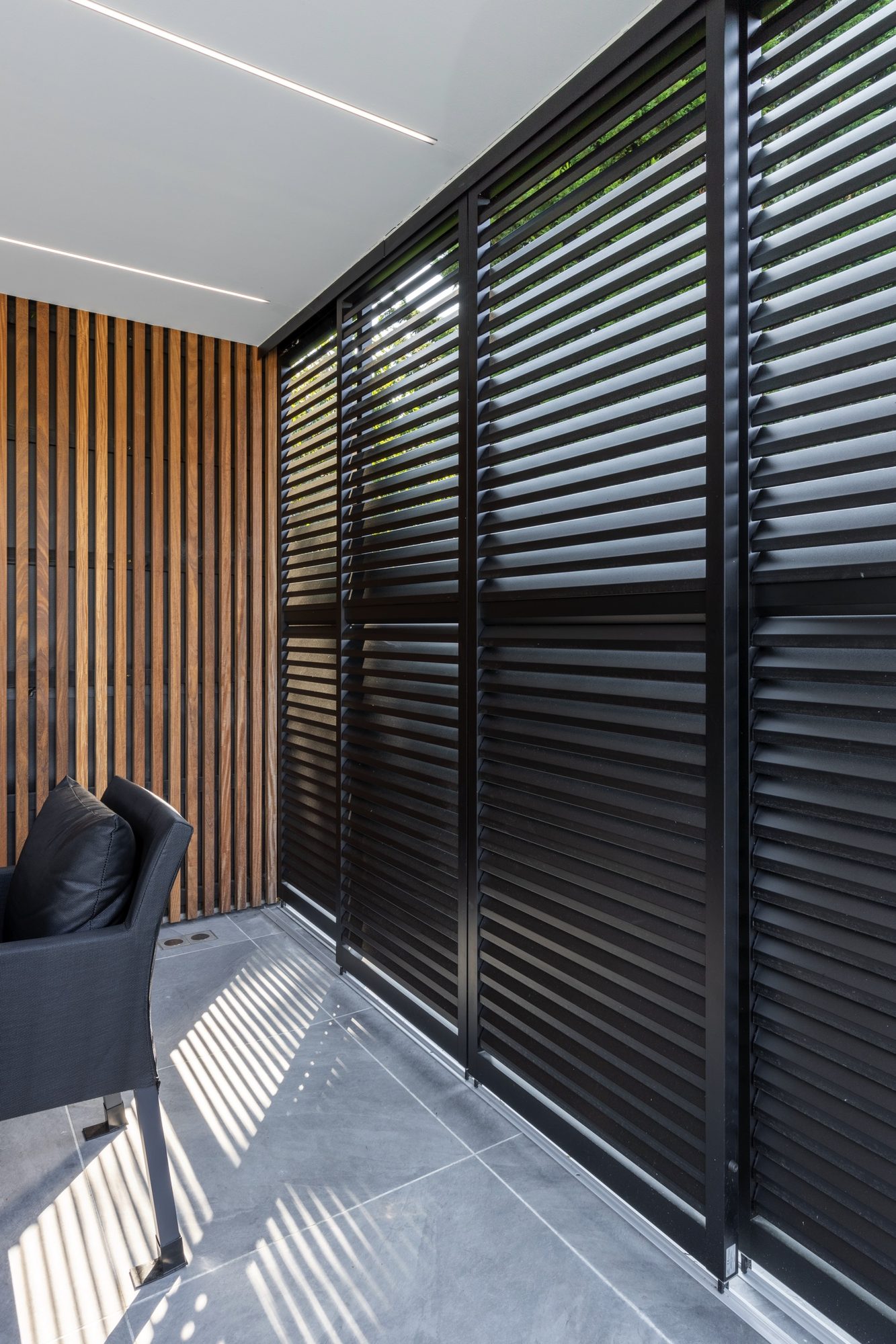 Loggialu Privacy Renson Pool house
