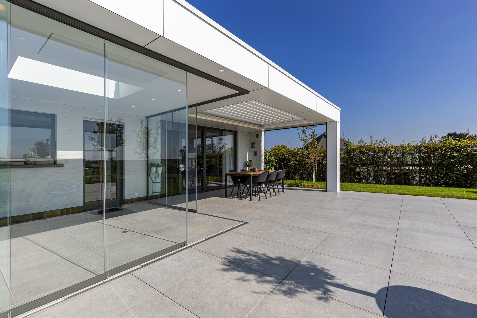 Paroi Coulissante Sunflex dans un Poolhouse
