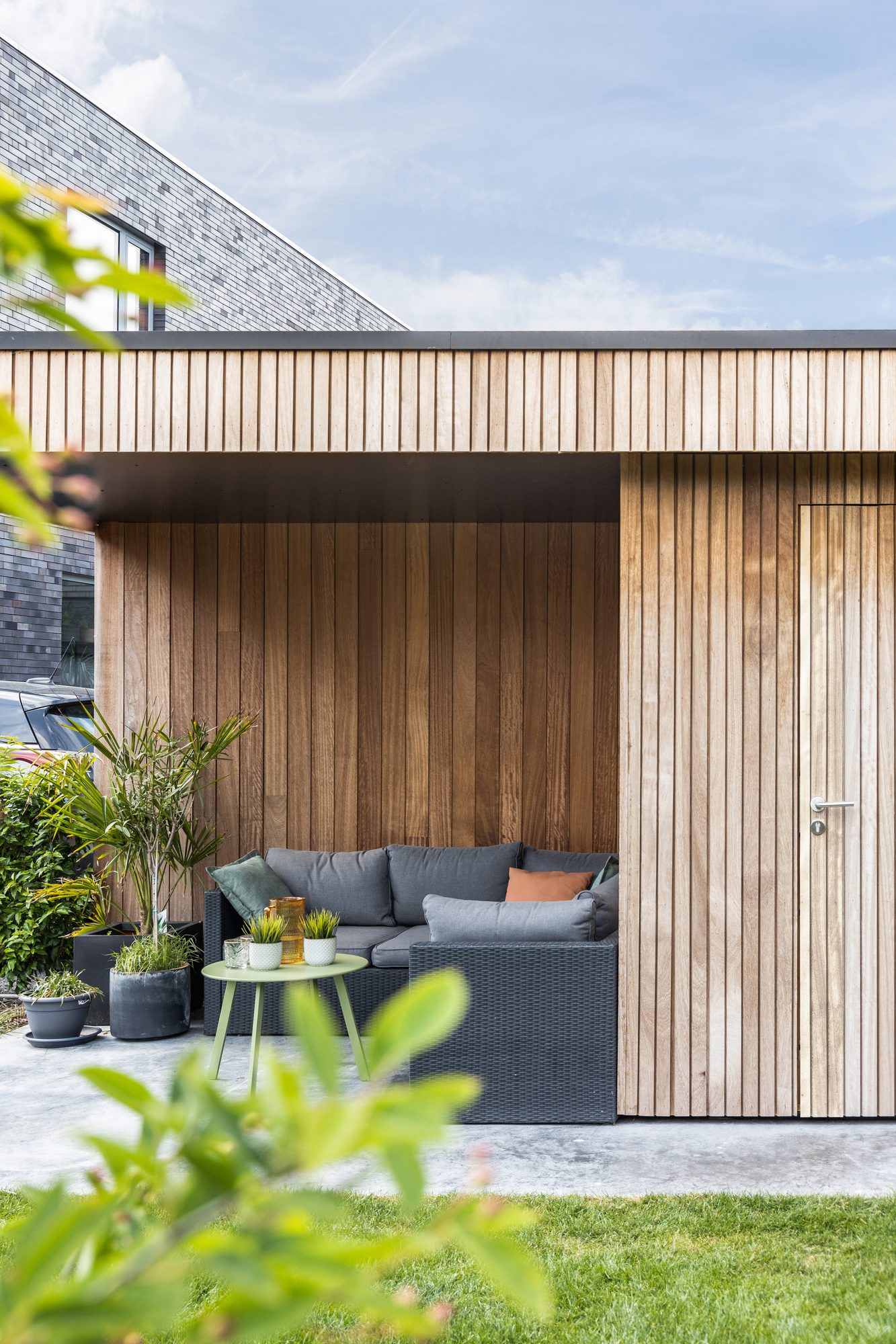 Tuinhuis in iroko