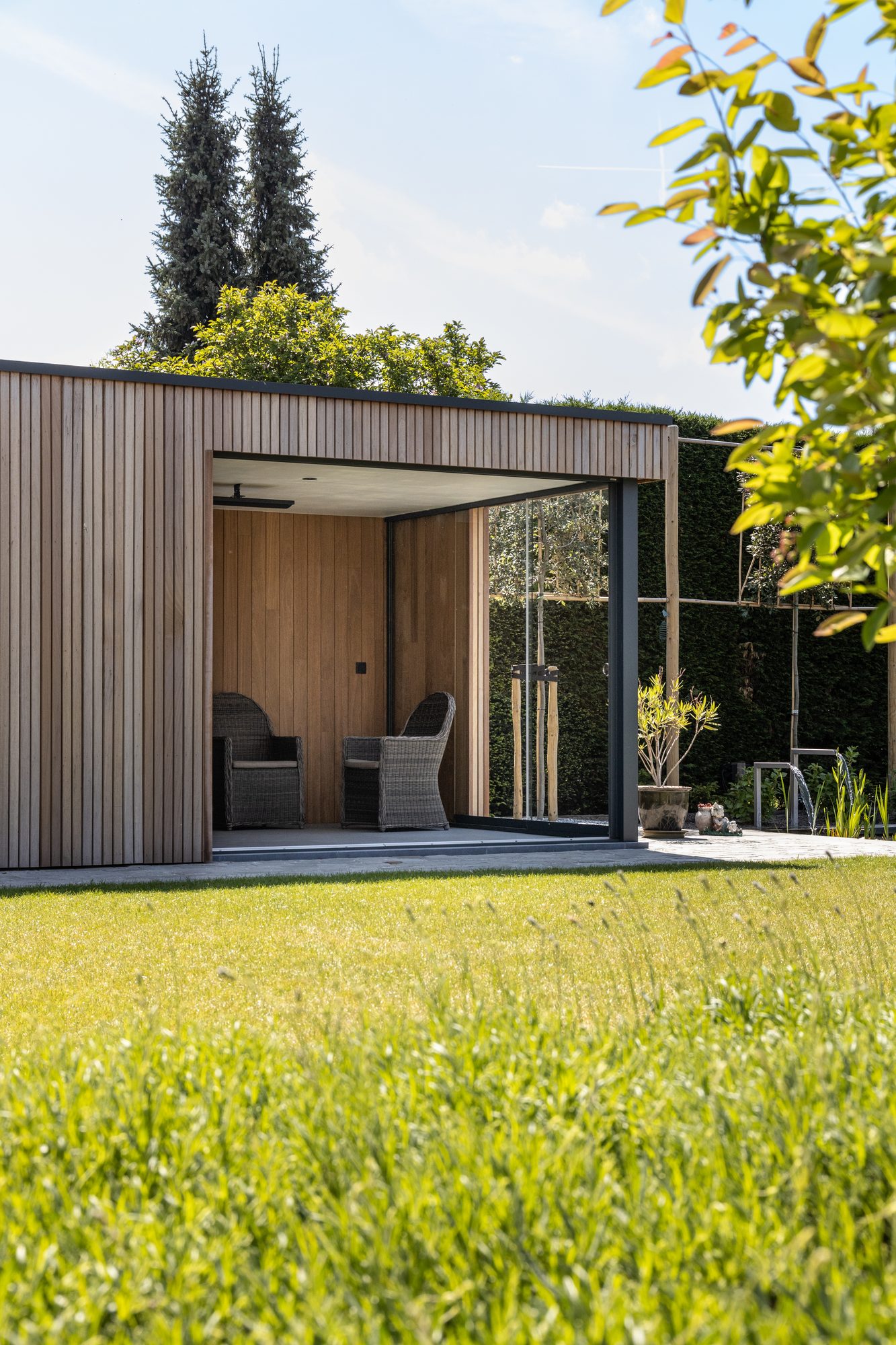 Pool house en bois