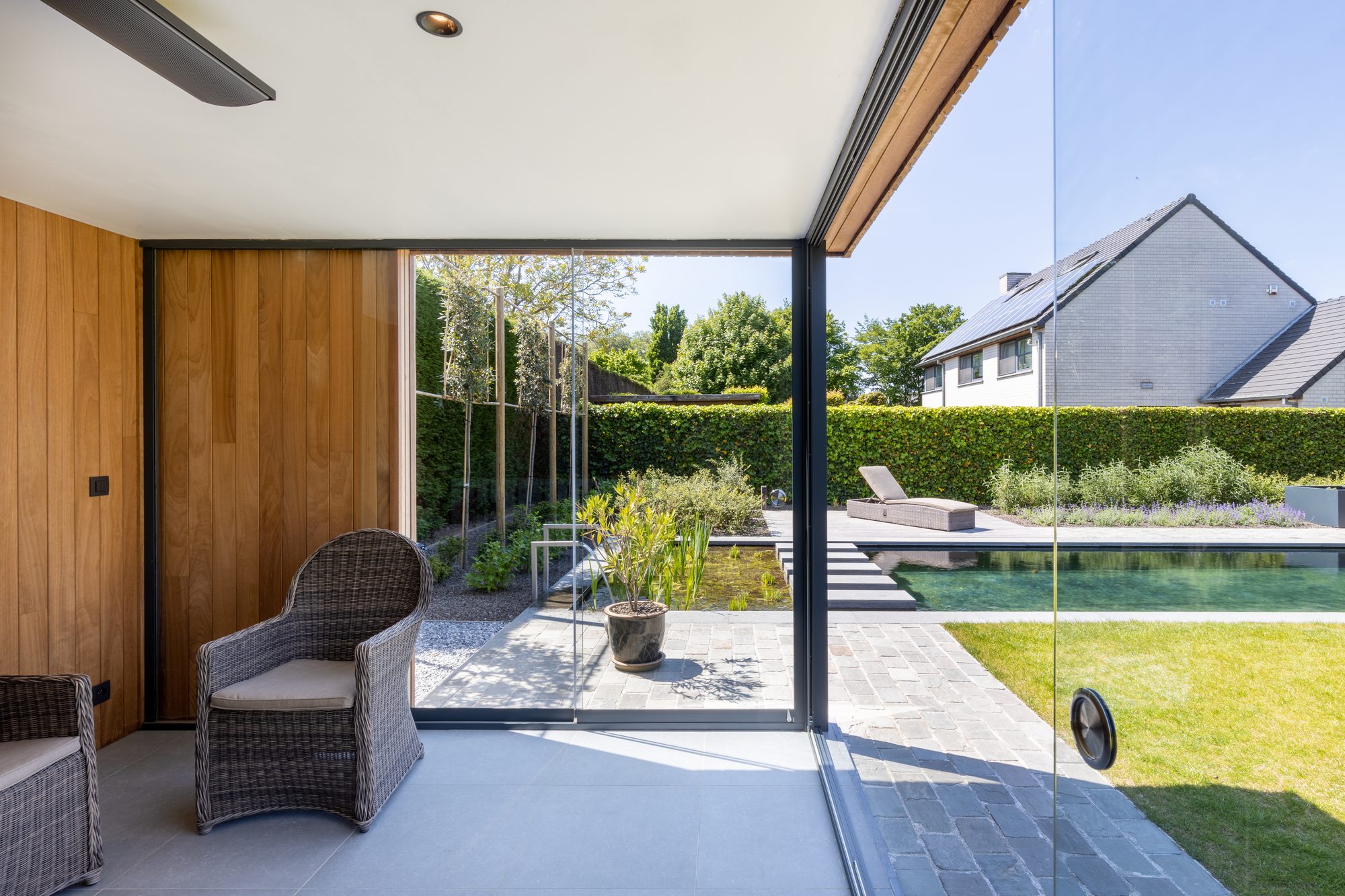 Chambre de jardin moderne