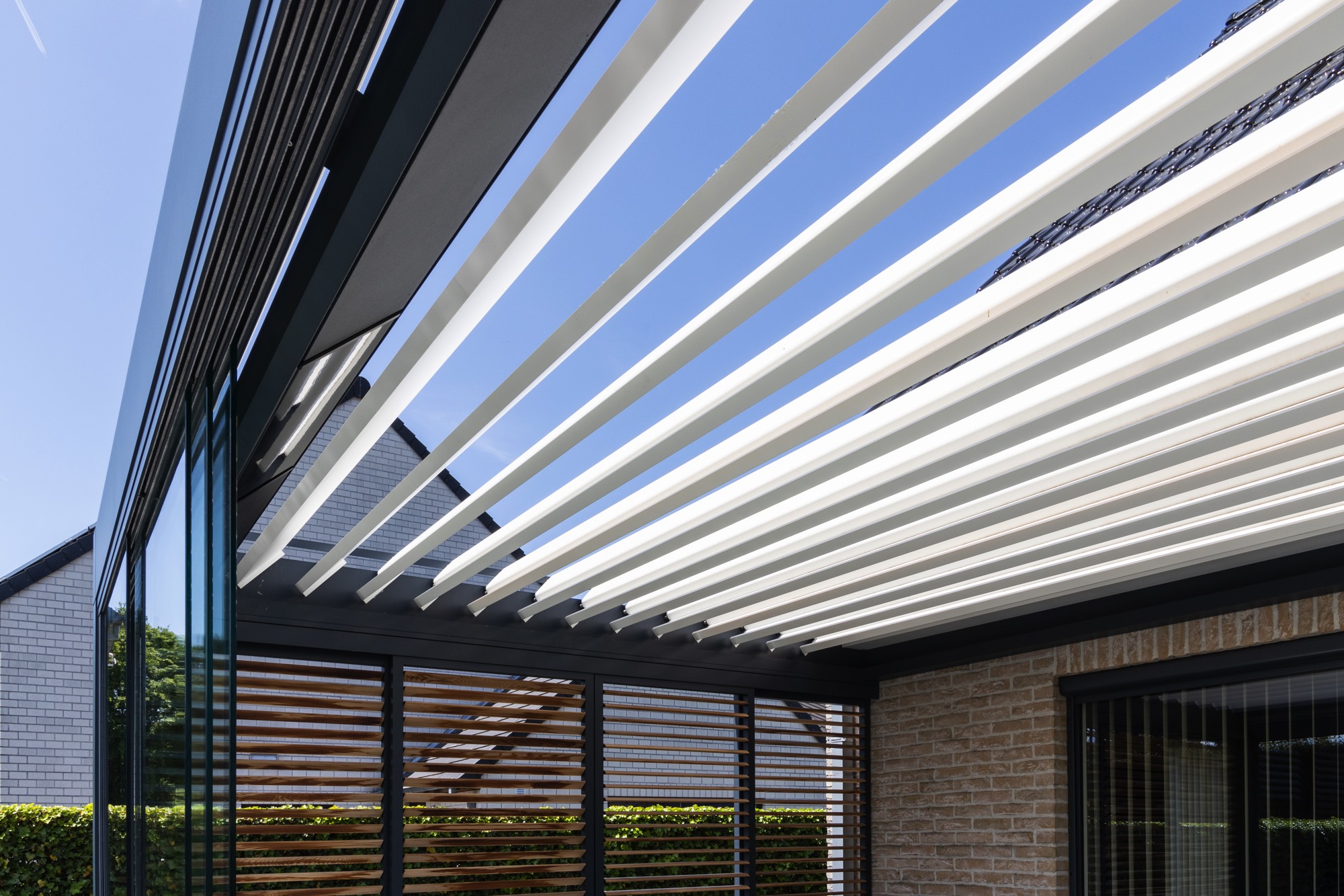 Lamellendak pergola