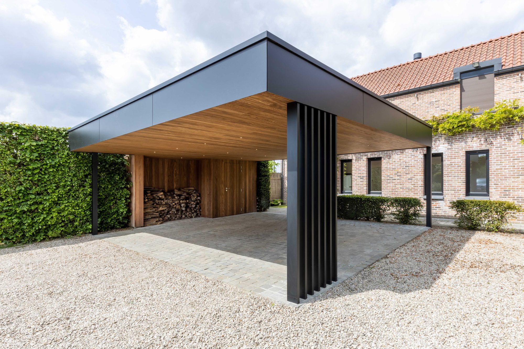 carport modern dubbel
