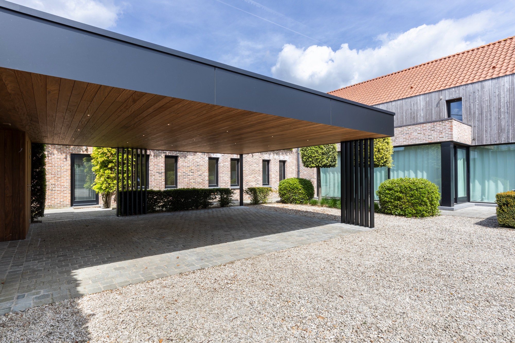 losstaande carport hout trespa