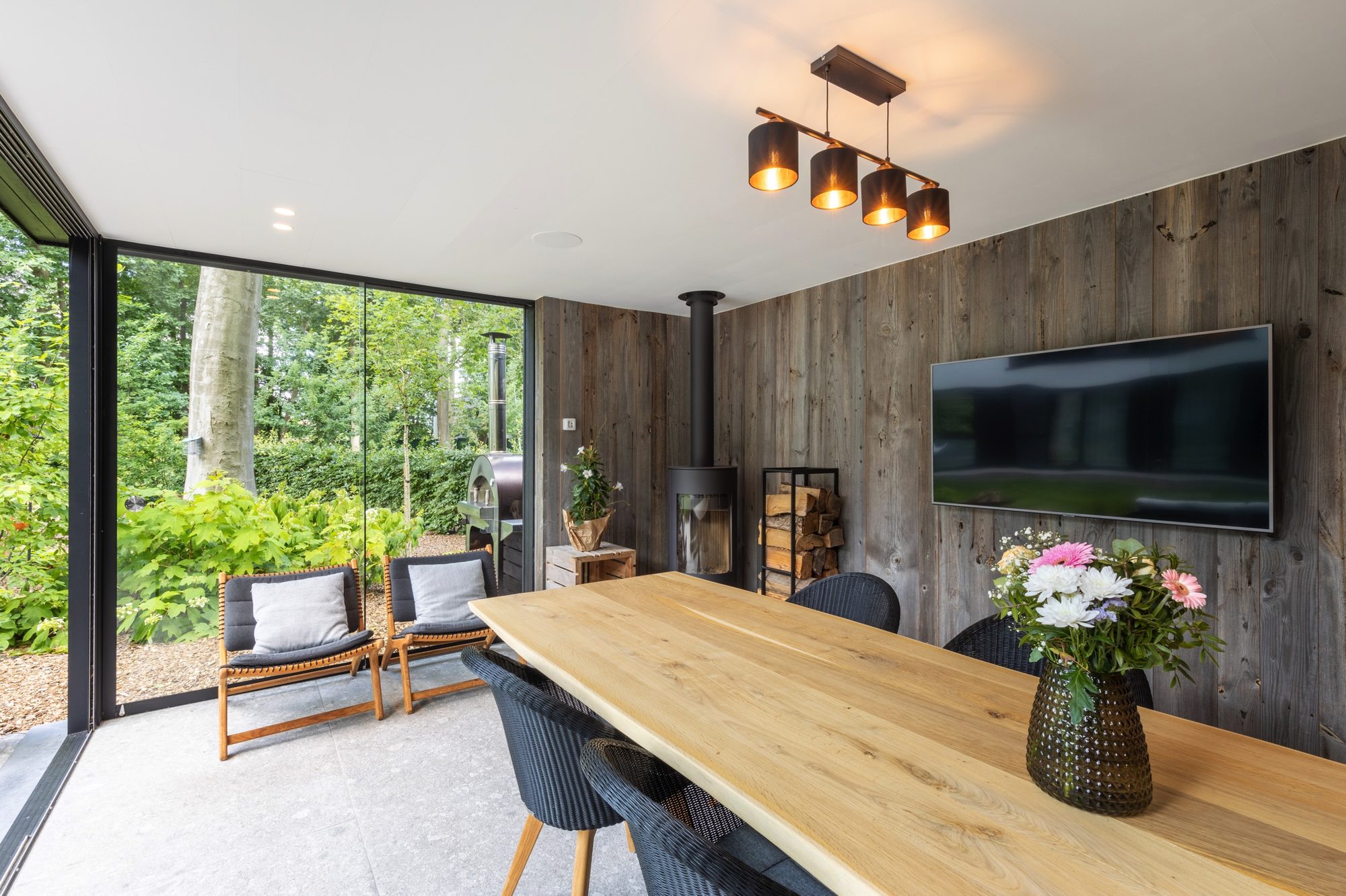 Chambre de jardin moderne