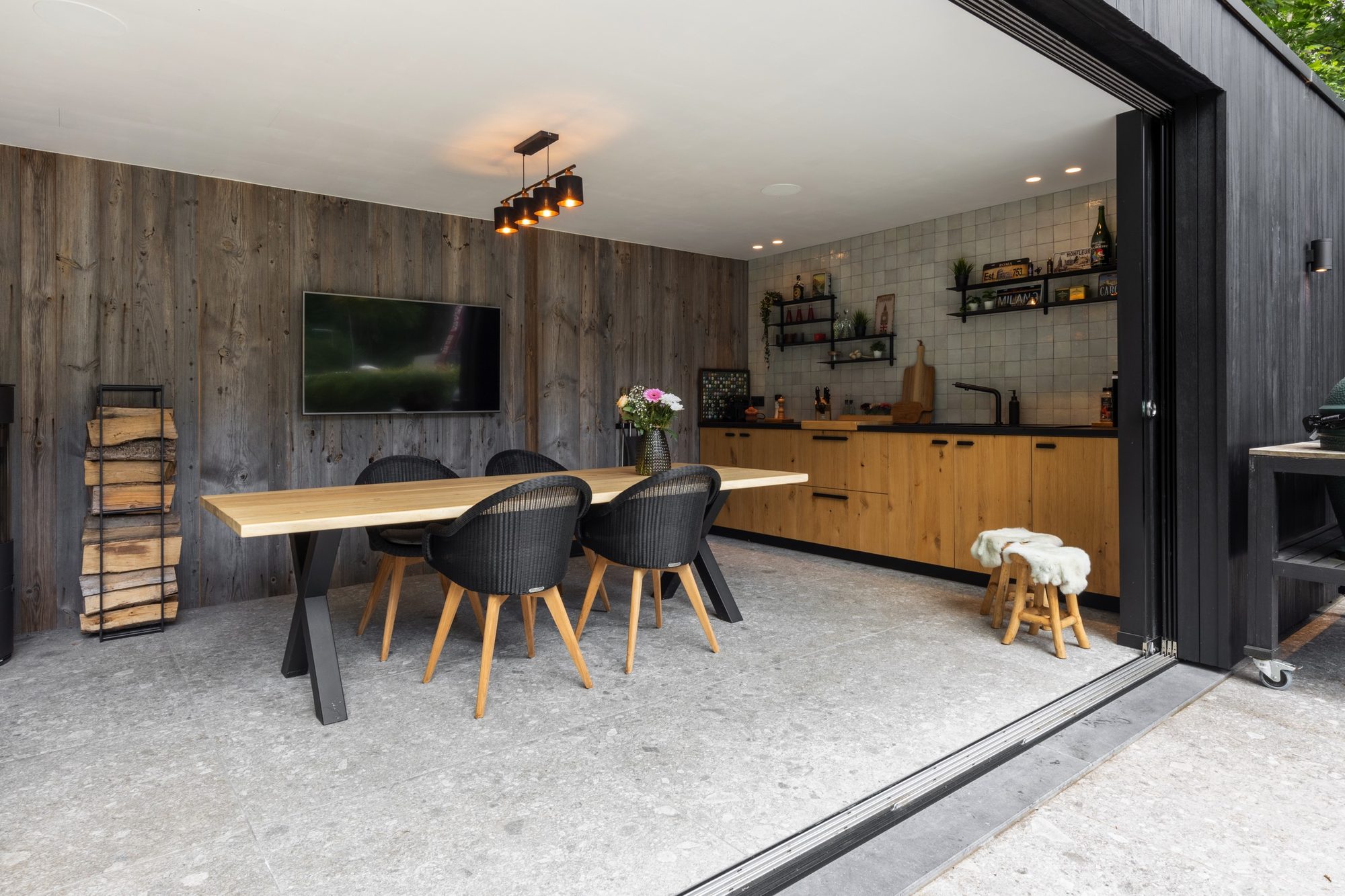 Aménagement pool house