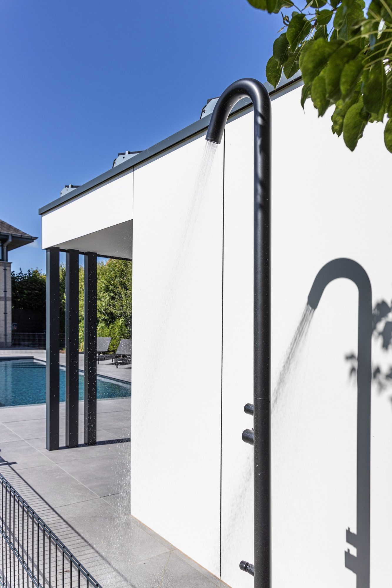 Buitendouche poolhouse