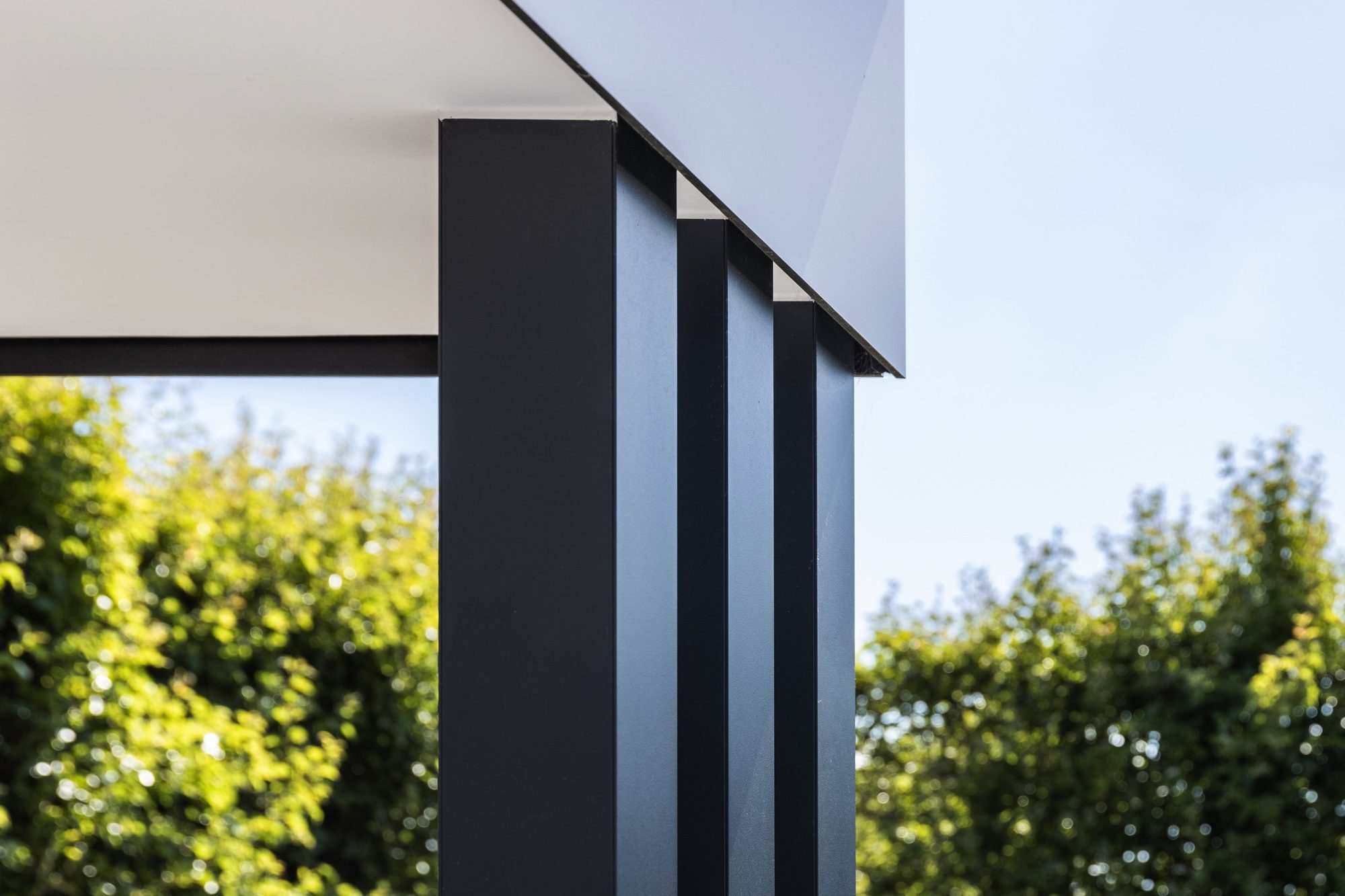 Aluminium Steunpalen Overkapping Poolhouse