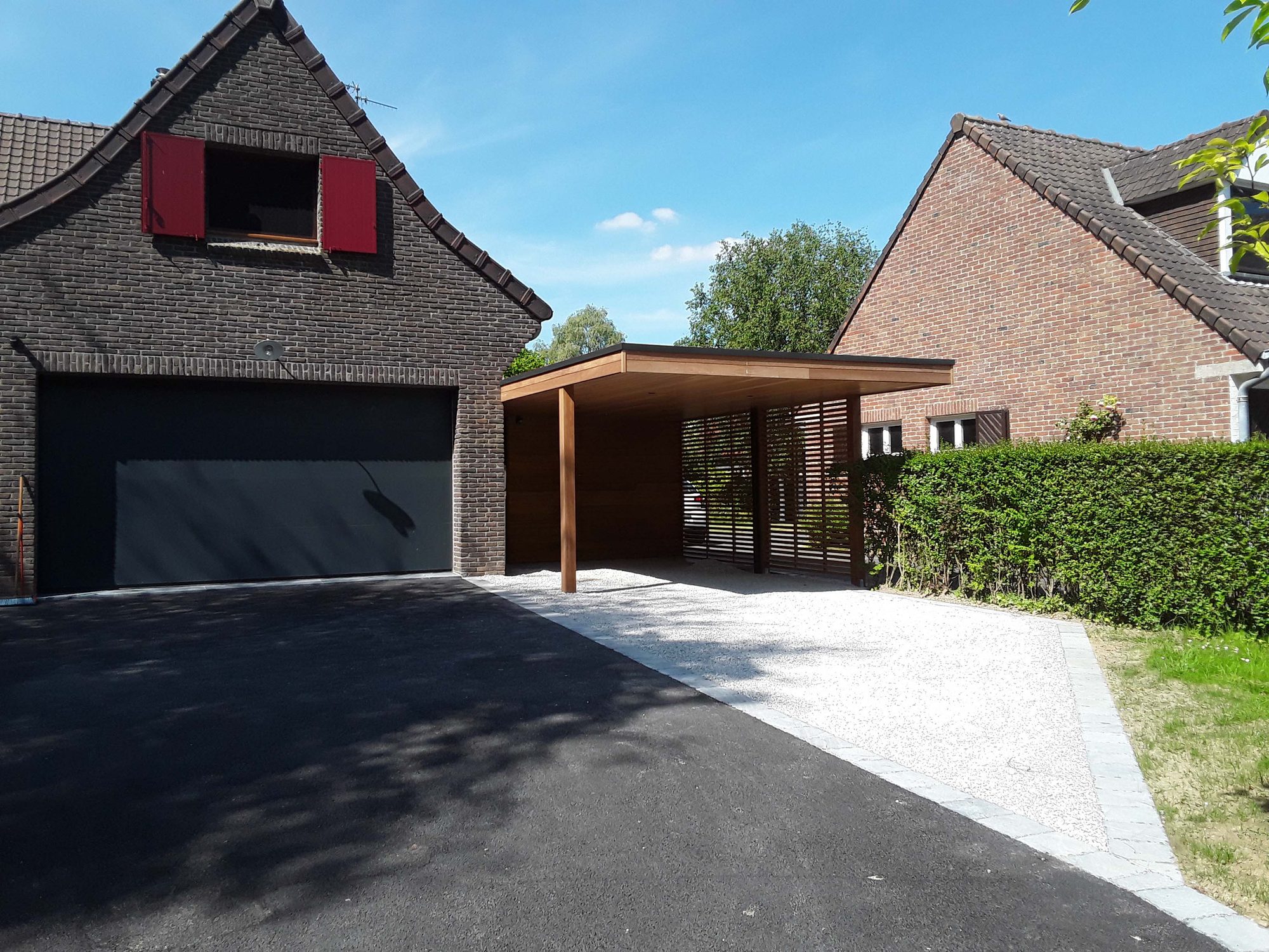 Carport épuré
