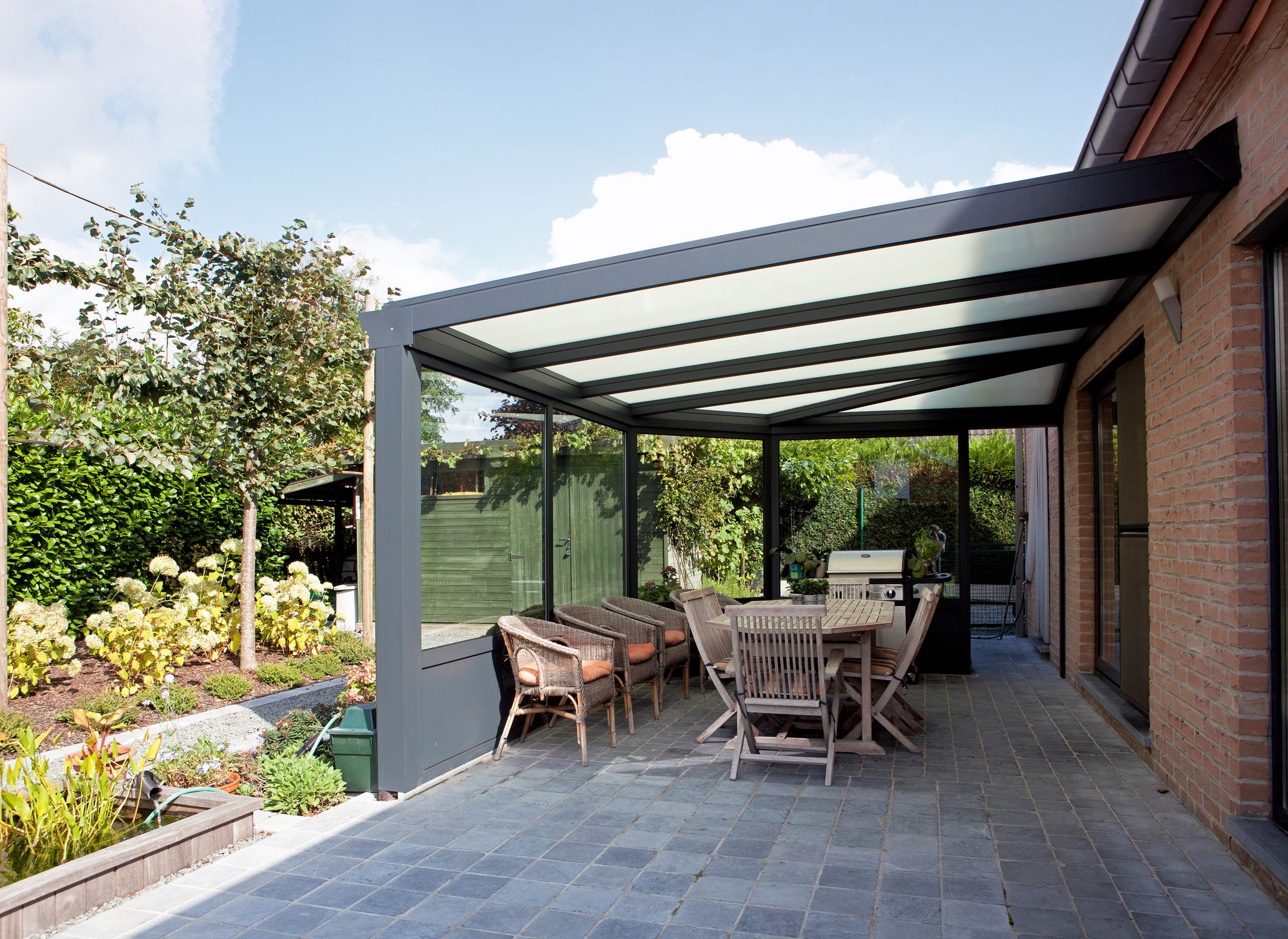 Klassieke pergola in aluminium