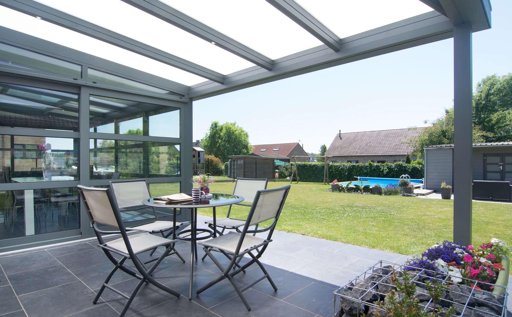 Veranda met pergola