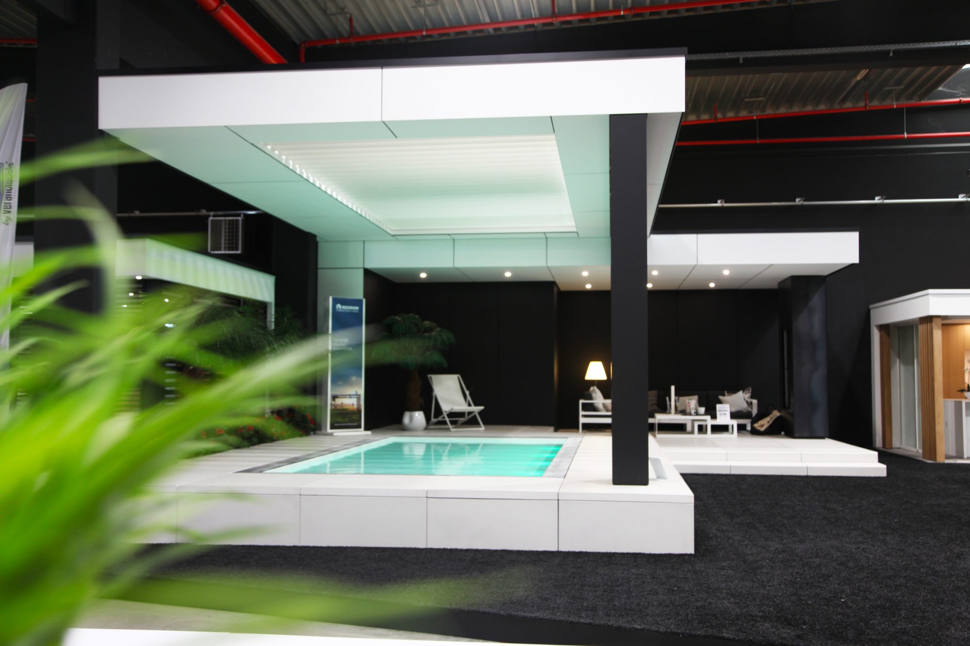 Pool house avec Trespa