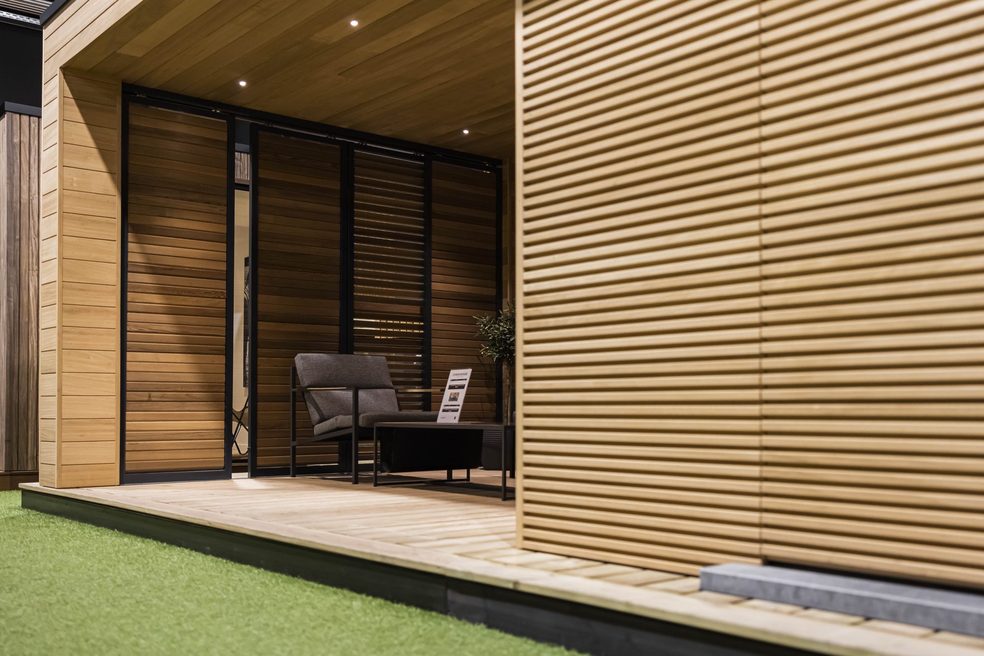 Pool house en Thermowood