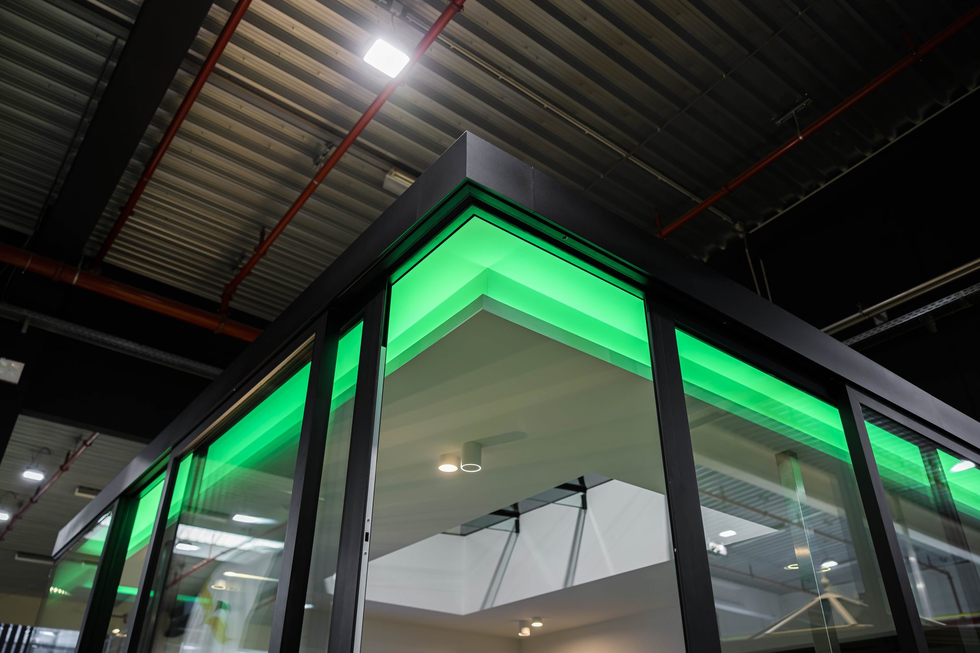 Extension Atrium avec plafond décalé