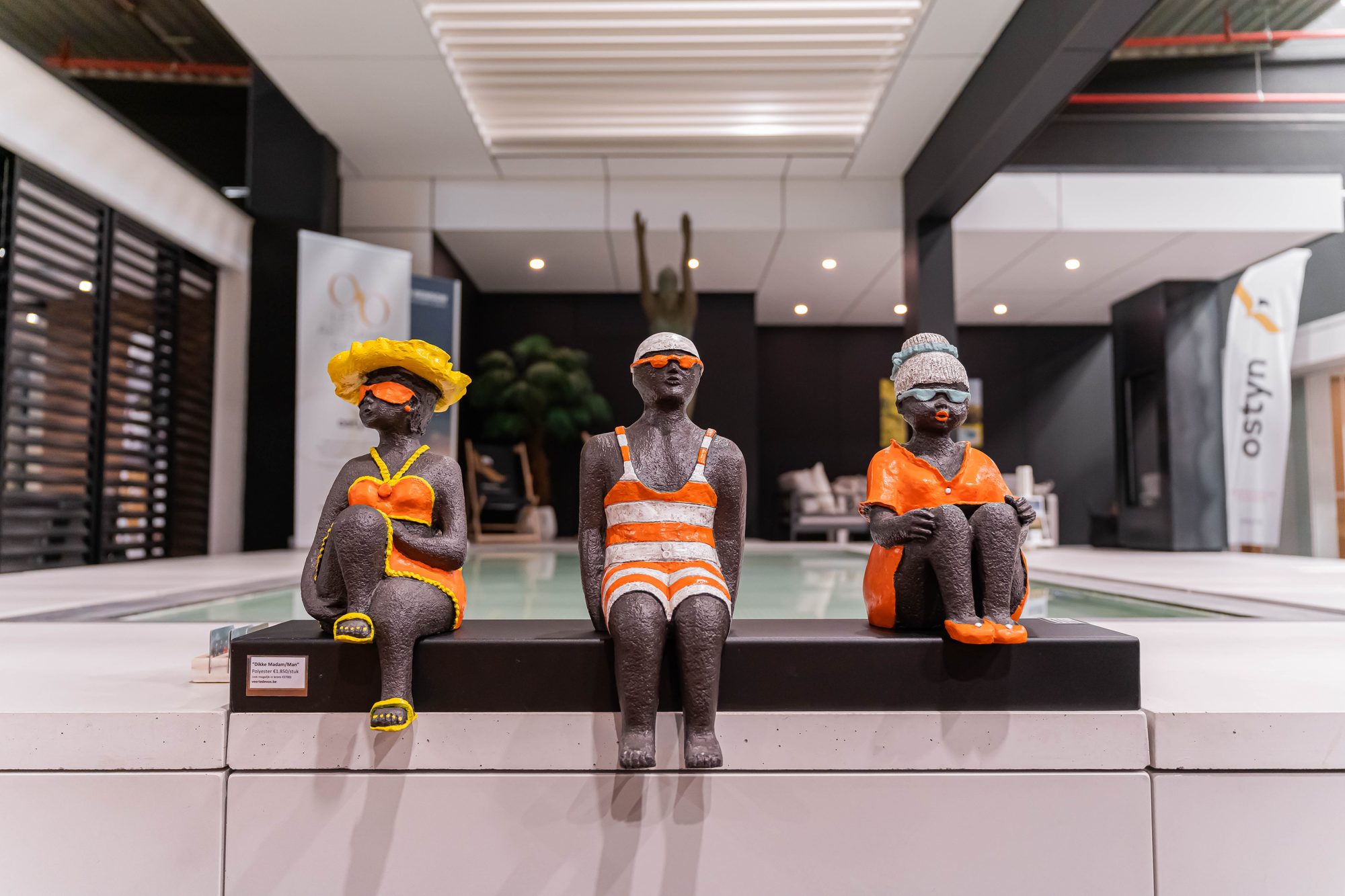 L'art de Veerle de Vos dans le showroom d'Ostyn