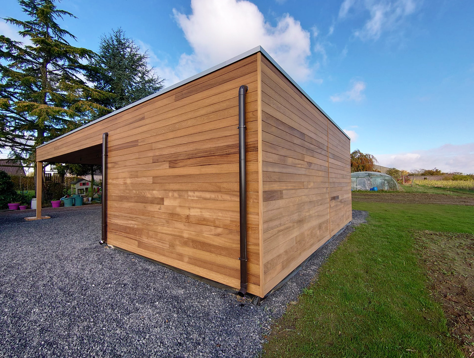 Berging van carport