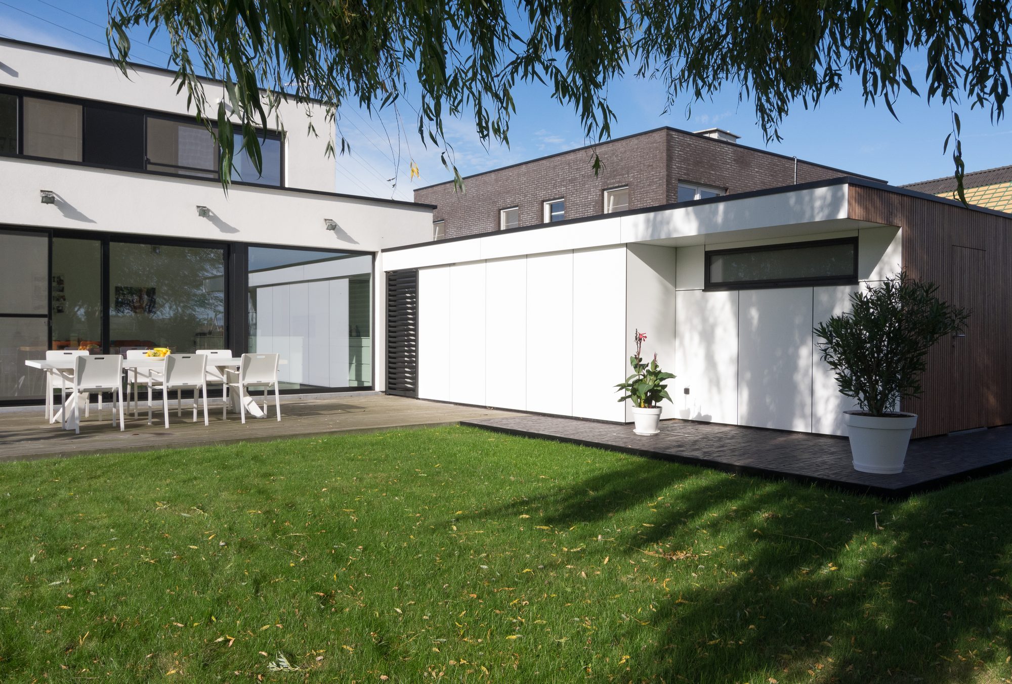 Strakke tuinberging