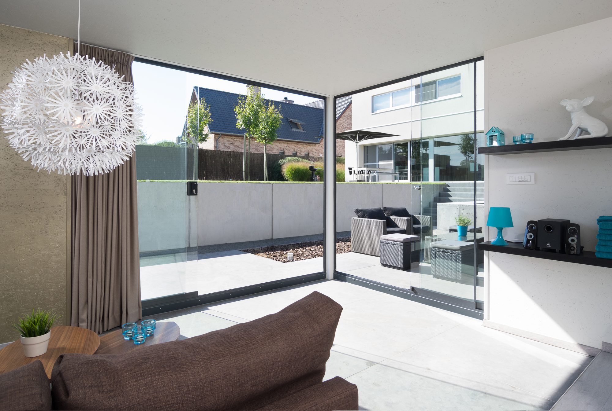 Inrichting poolhouse