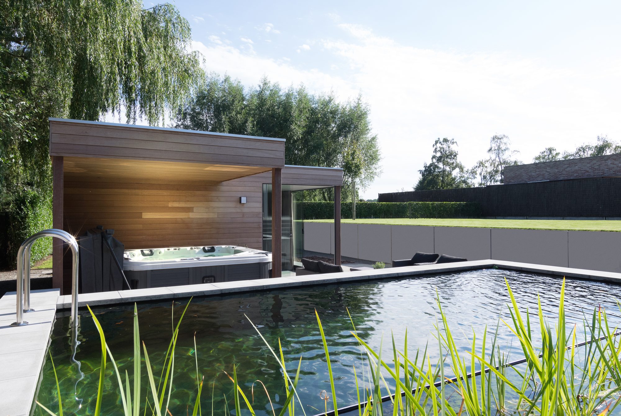 Prachtige poolhouse