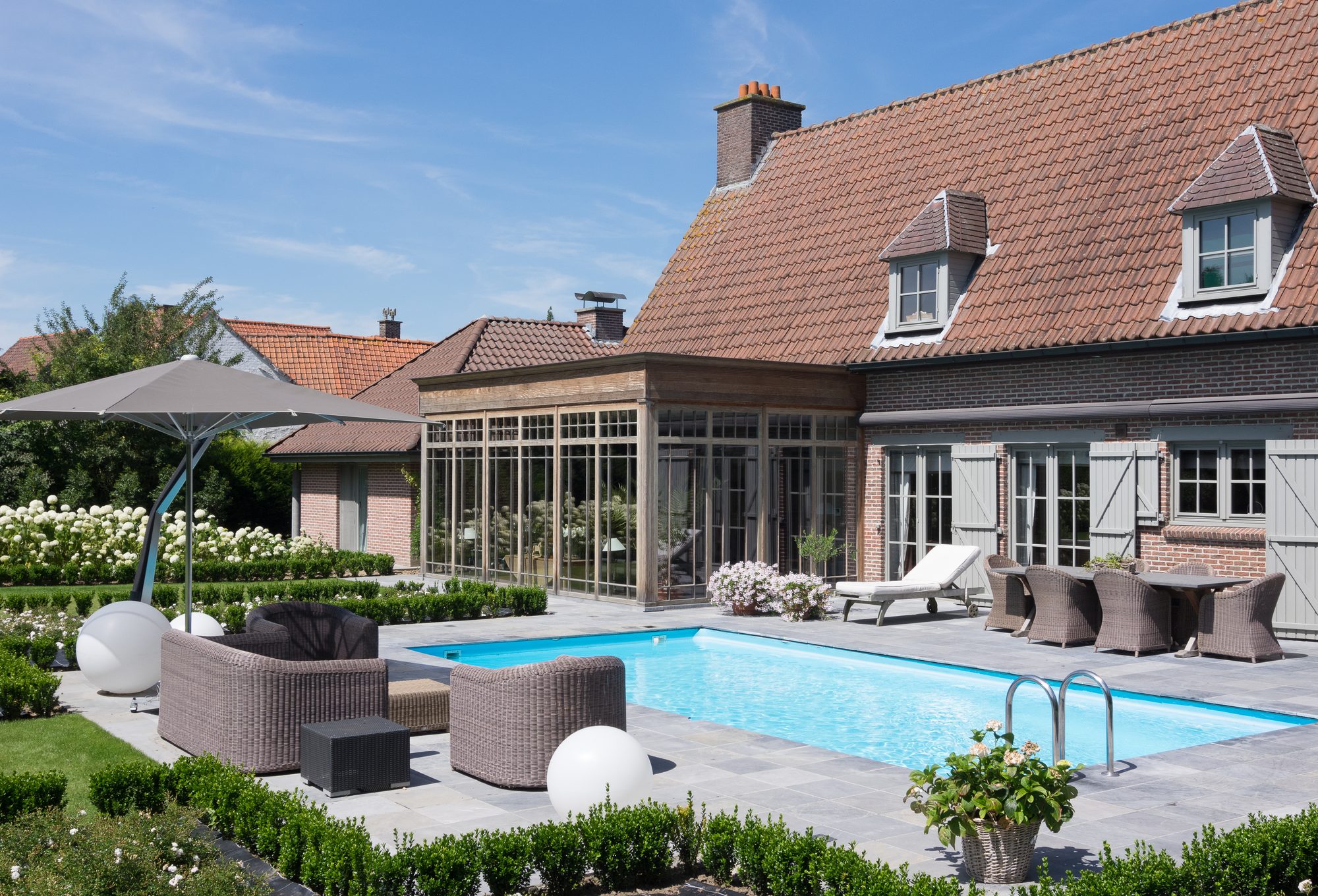 Houten woonveranda