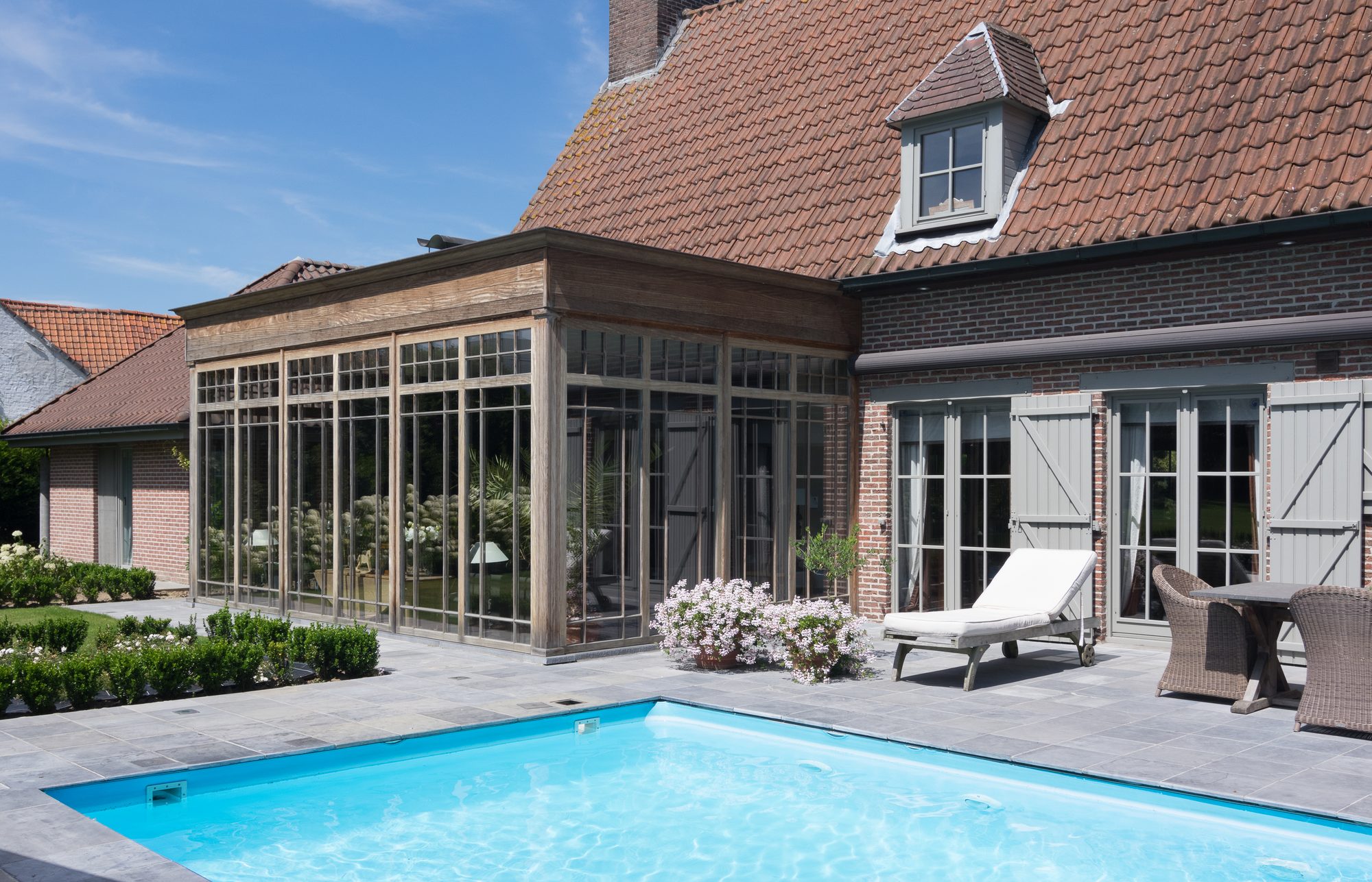 Houten uitbouw
