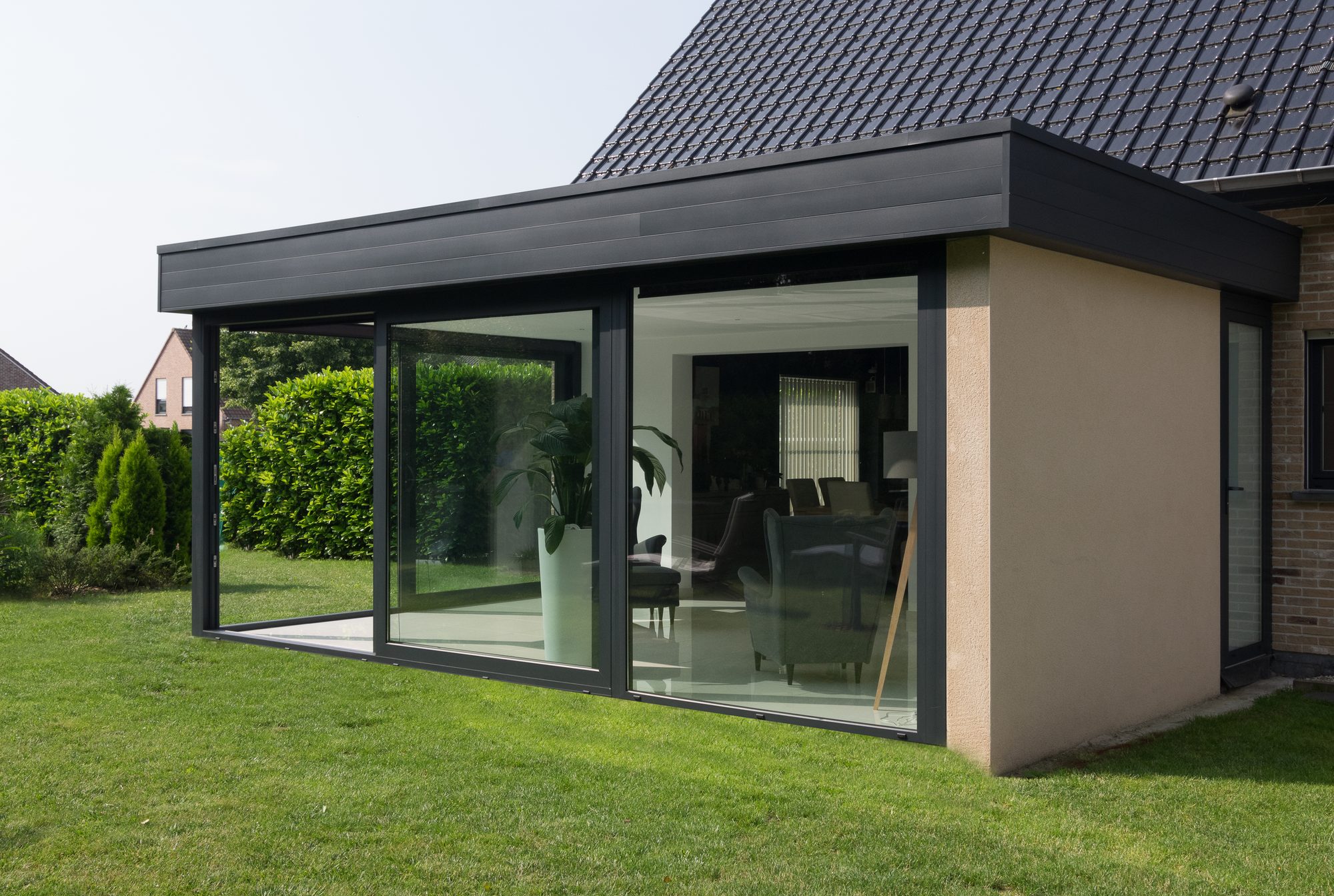 Extension moderne en aluminium
