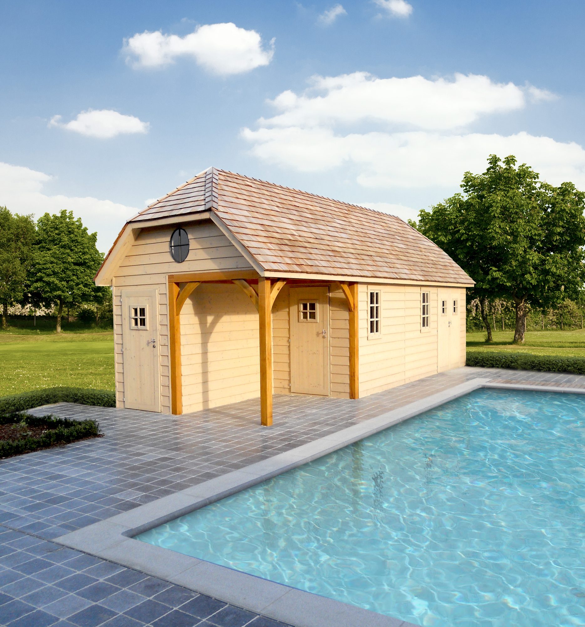 Cottage comme pool house