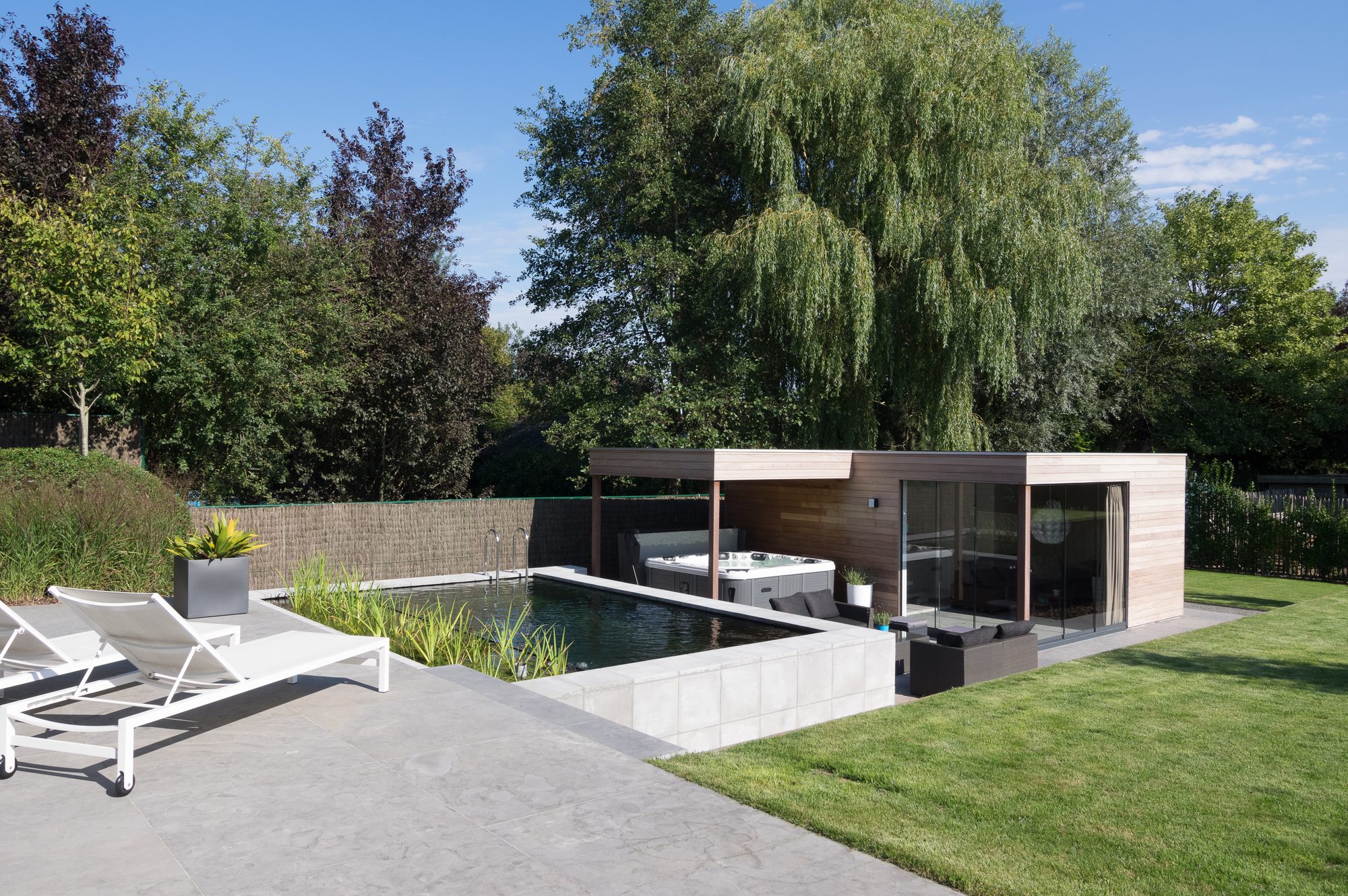 Pool house en bois