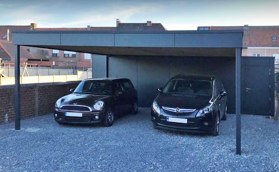 Carport avec abri
