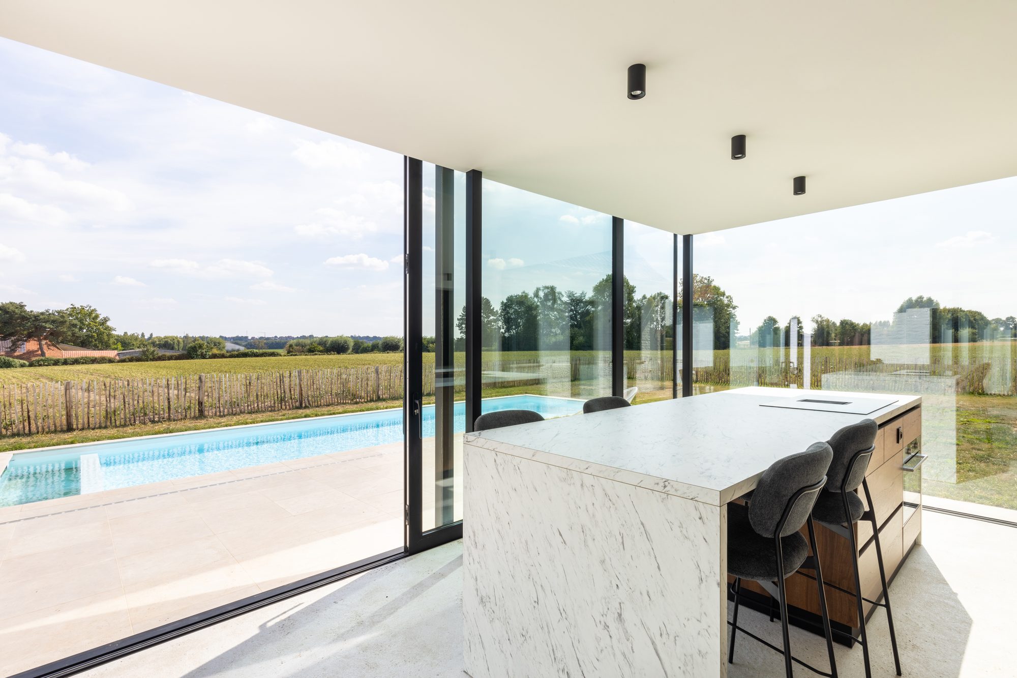 Uitbouw met keuken
