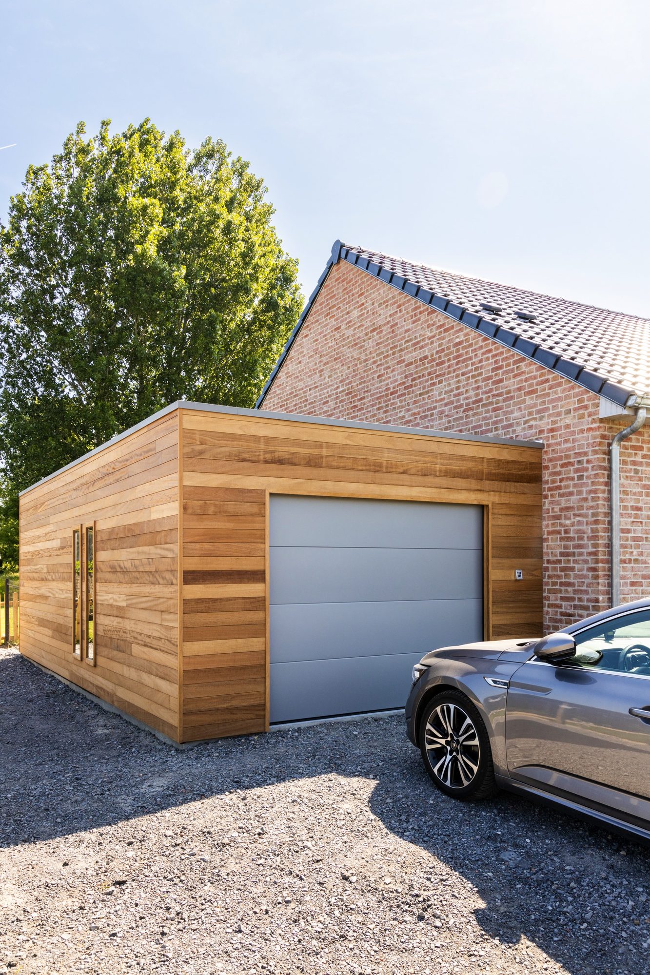 Garage moderne en bois